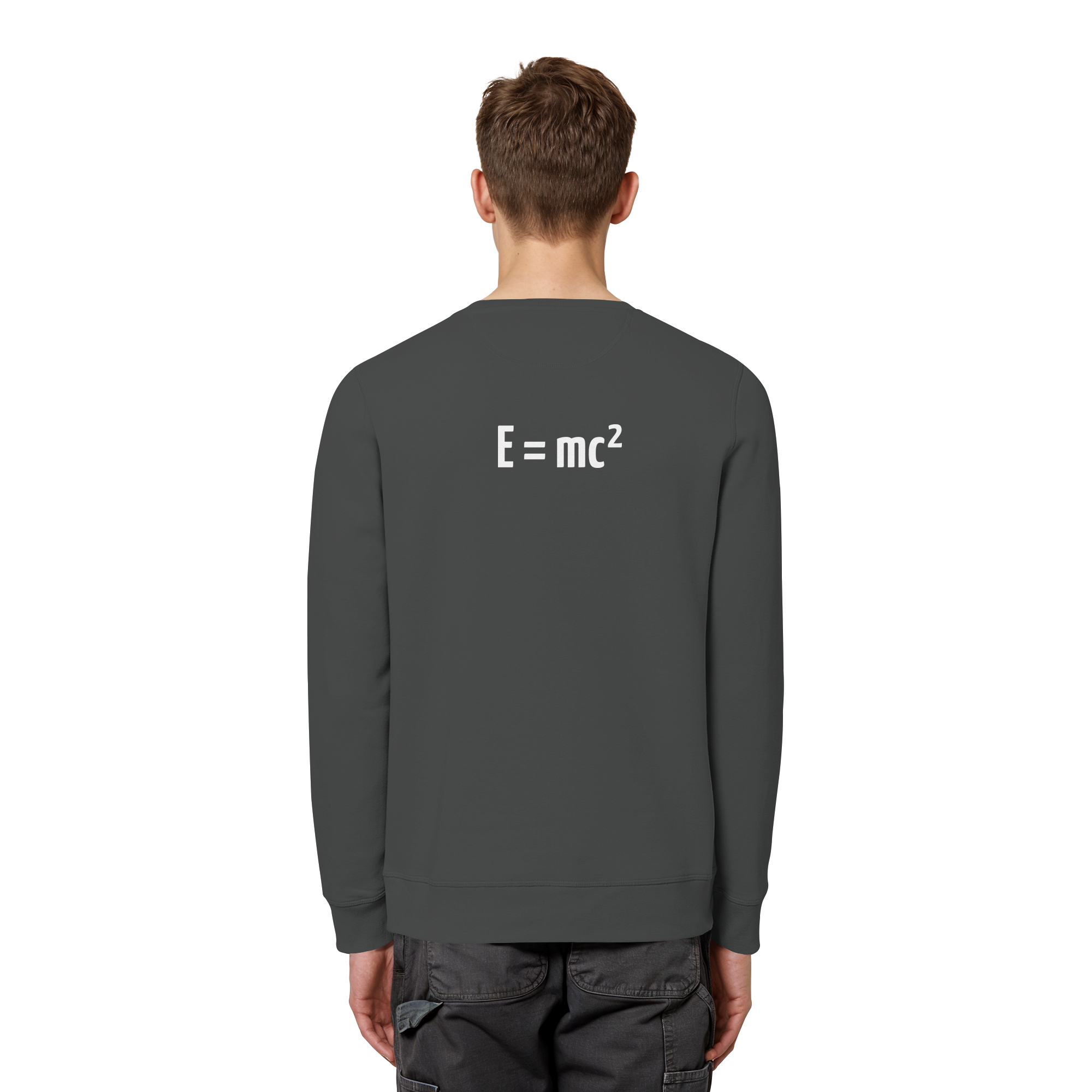 WHITE BACK (K3) - Organic Basic Unisex Sweatshirt