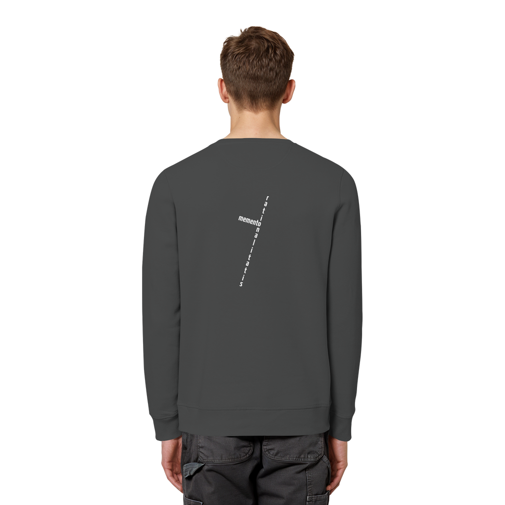 WHITE BACK (K2) - Organic Basic Unisex Sweatshirt