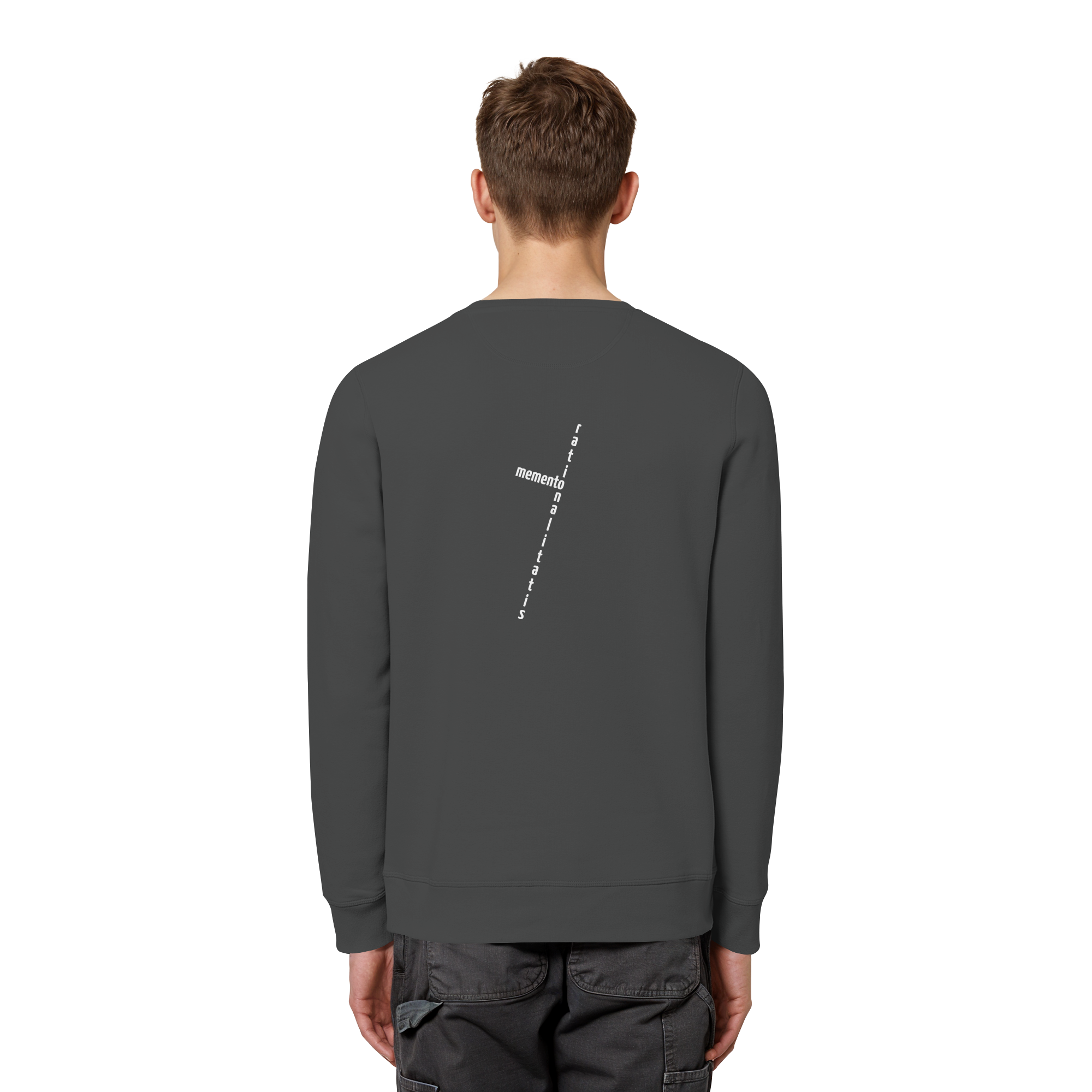 WHITE BACK (K2) - Organic Basic Unisex Sweatshirt