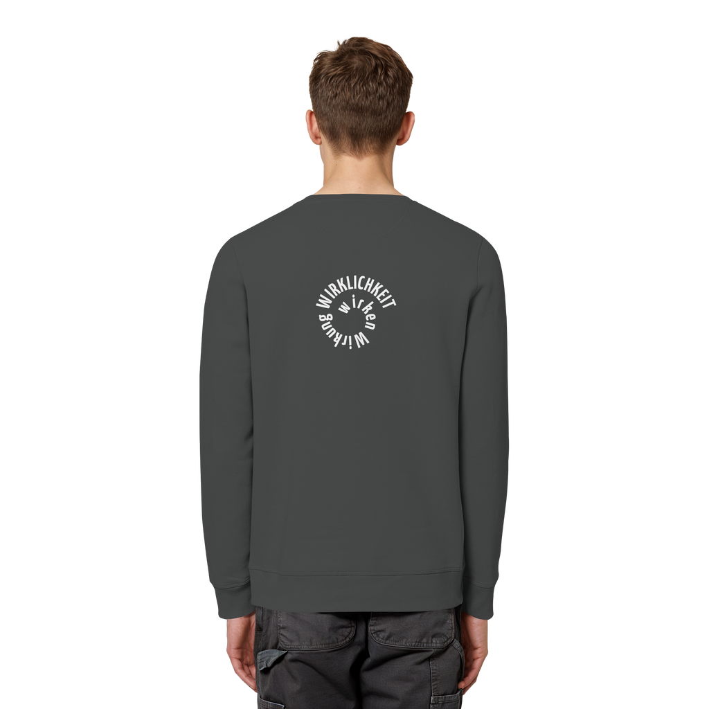 WHITE BACK (K1) - Organic Basic Unisex Sweatshirt