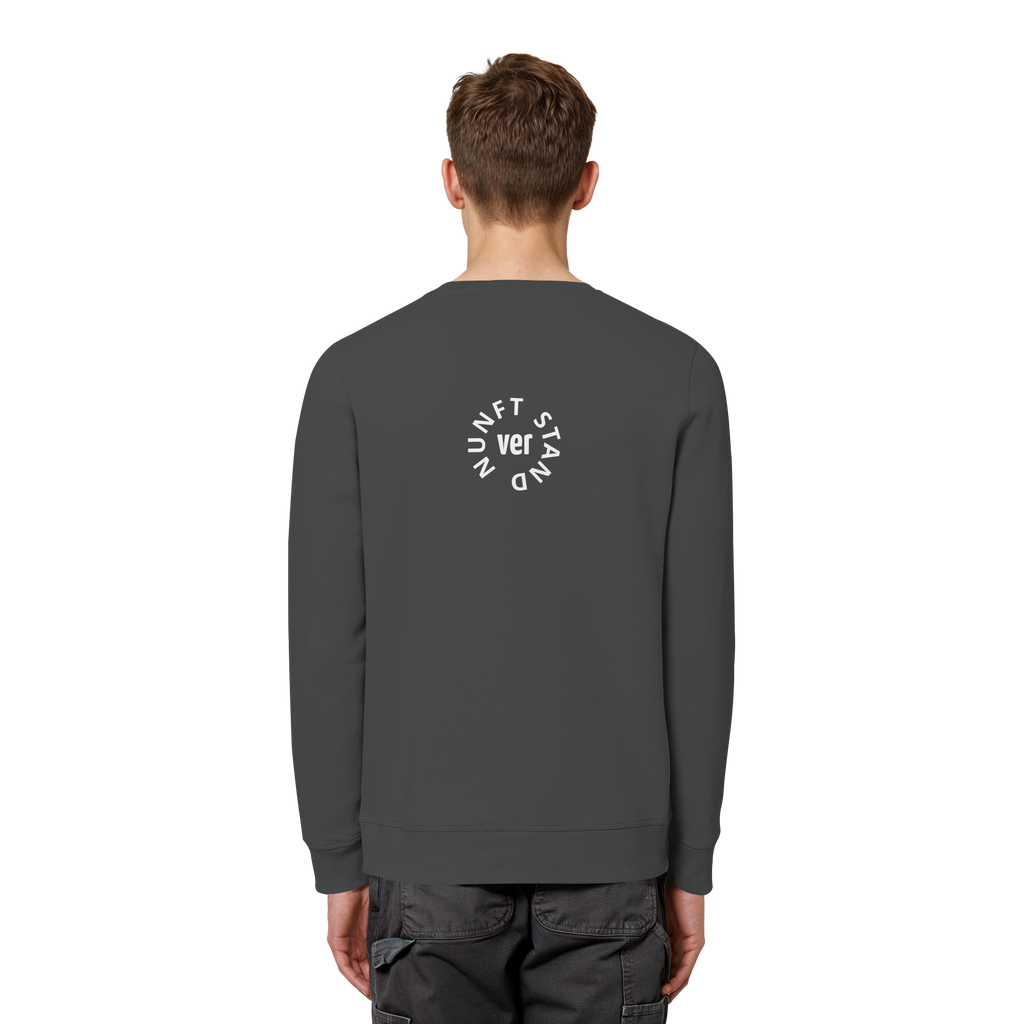 WHITE BACK (K4) - Organic Basic Unisex Sweatshirt