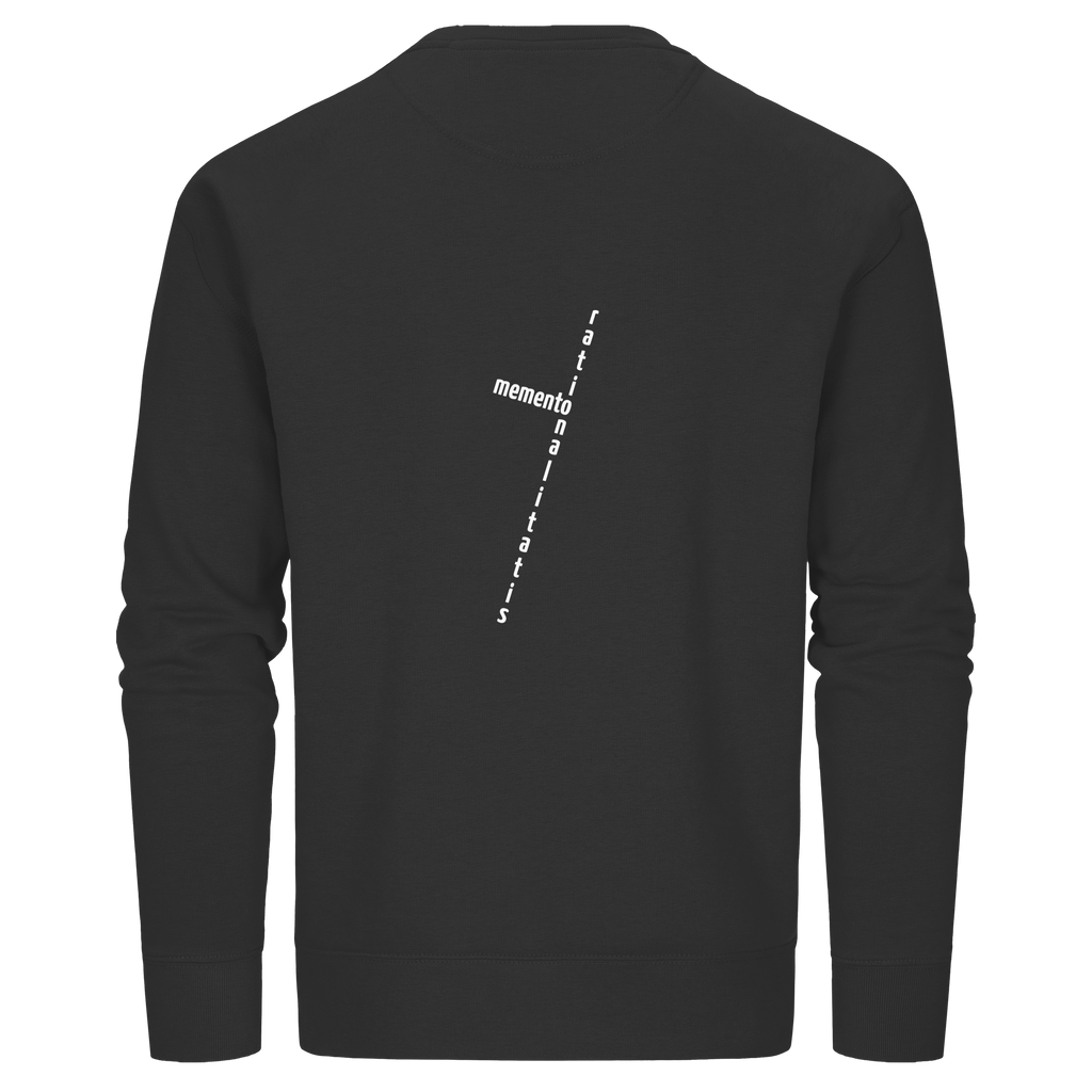 WHITE BACK (K2) - Organic Basic Unisex Sweatshirt