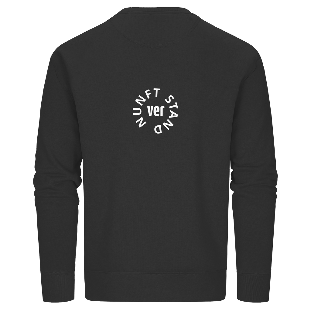 WHITE BACK (K4) - Organic Basic Unisex Sweatshirt