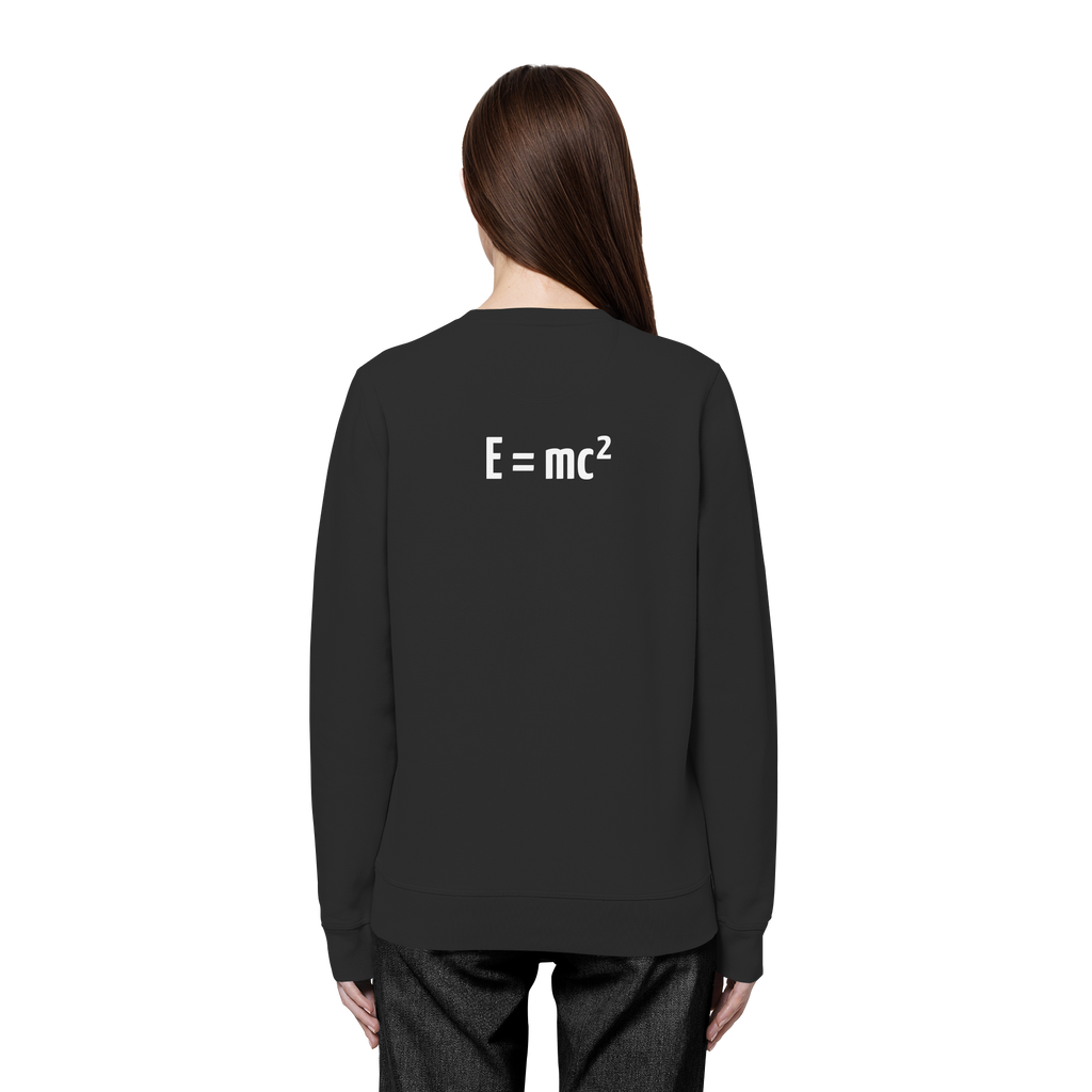 WHITE BACK (K3) - Organic Basic Unisex Sweatshirt