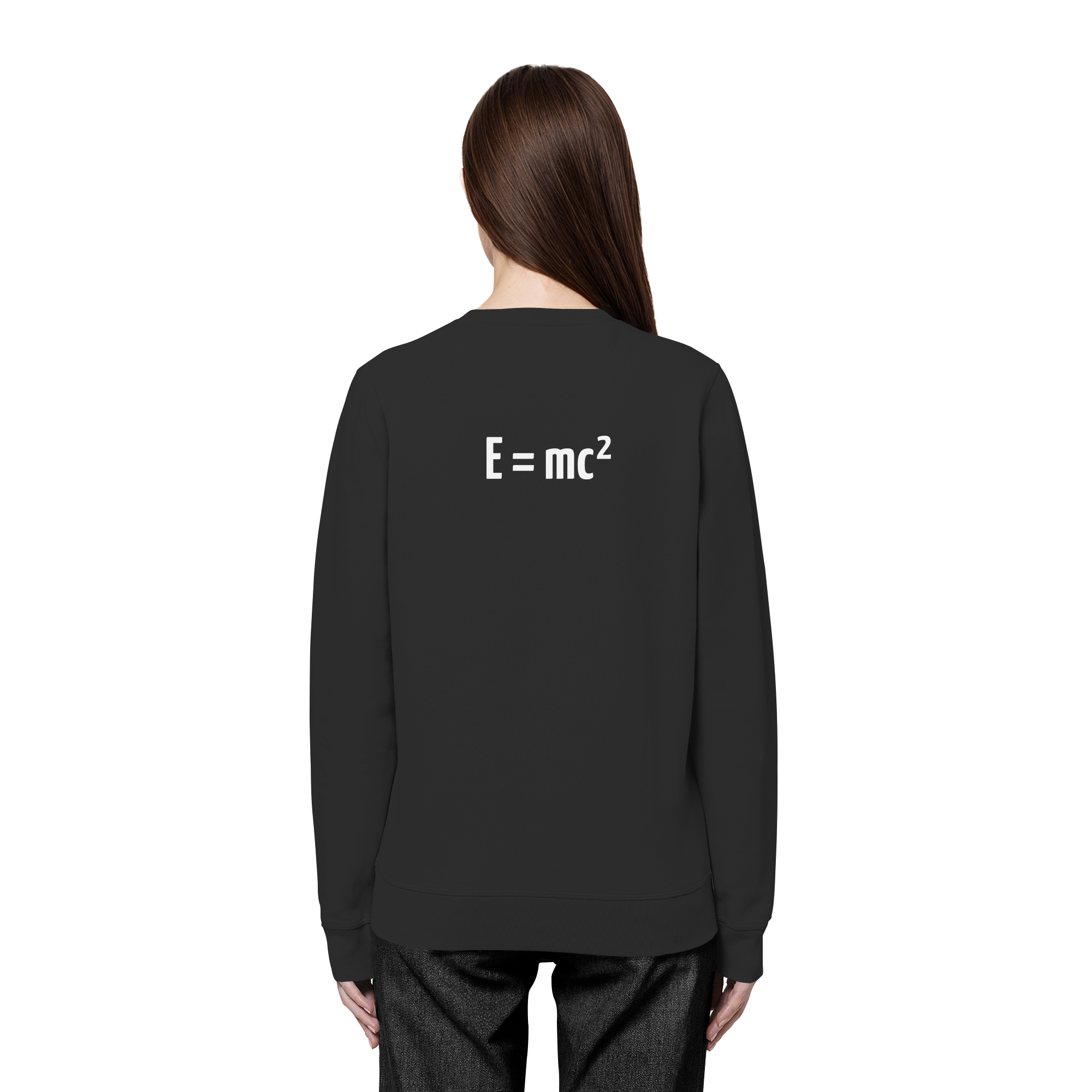 WHITE BACK (K3) - Organic Basic Unisex Sweatshirt