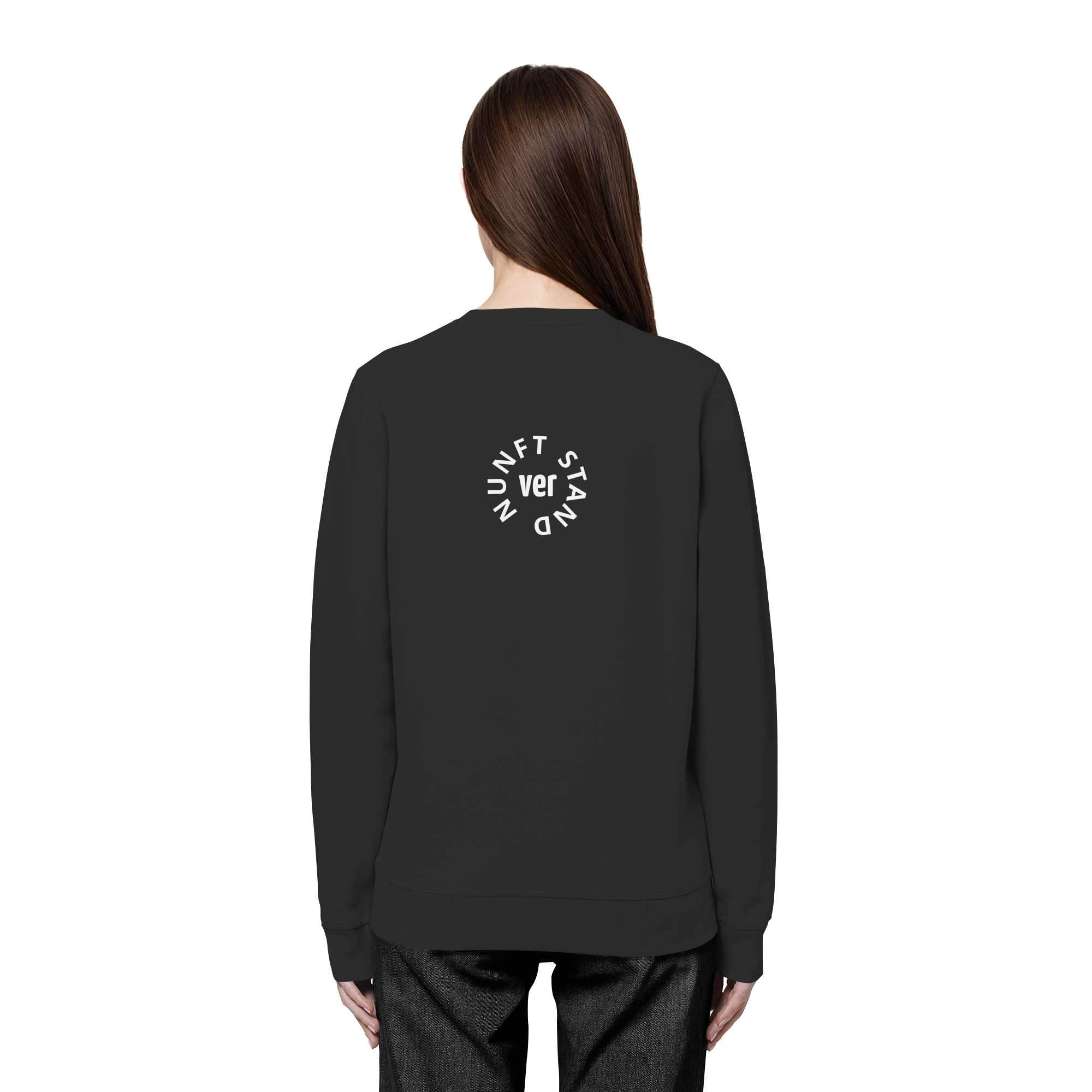 WHITE BACK (K4) - Organic Basic Unisex Sweatshirt