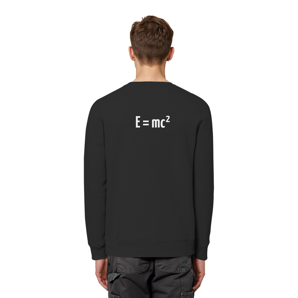 WHITE BACK (K3) - Organic Basic Unisex Sweatshirt