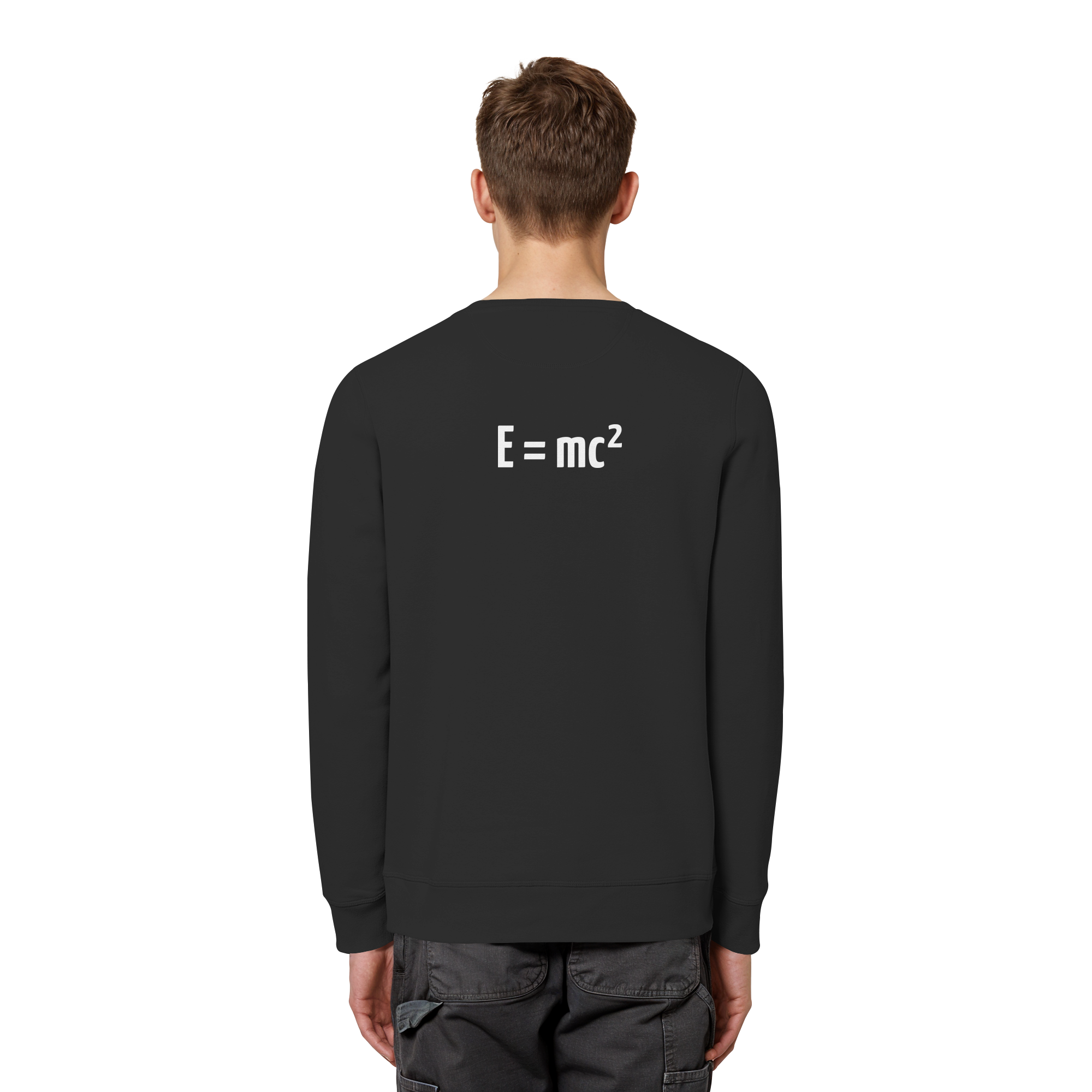 WHITE BACK (K3) - Organic Basic Unisex Sweatshirt