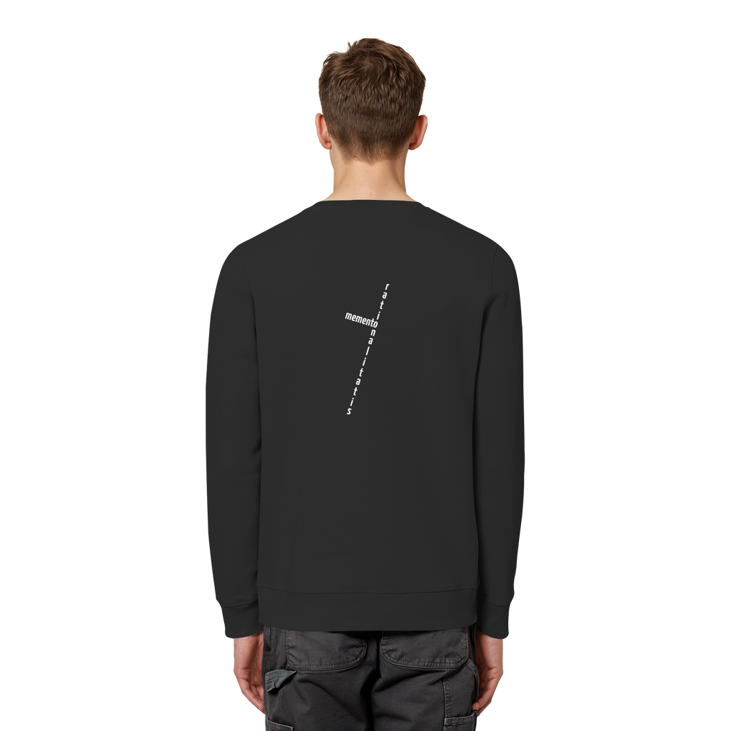 WHITE BACK (K2) - Organic Basic Unisex Sweatshirt