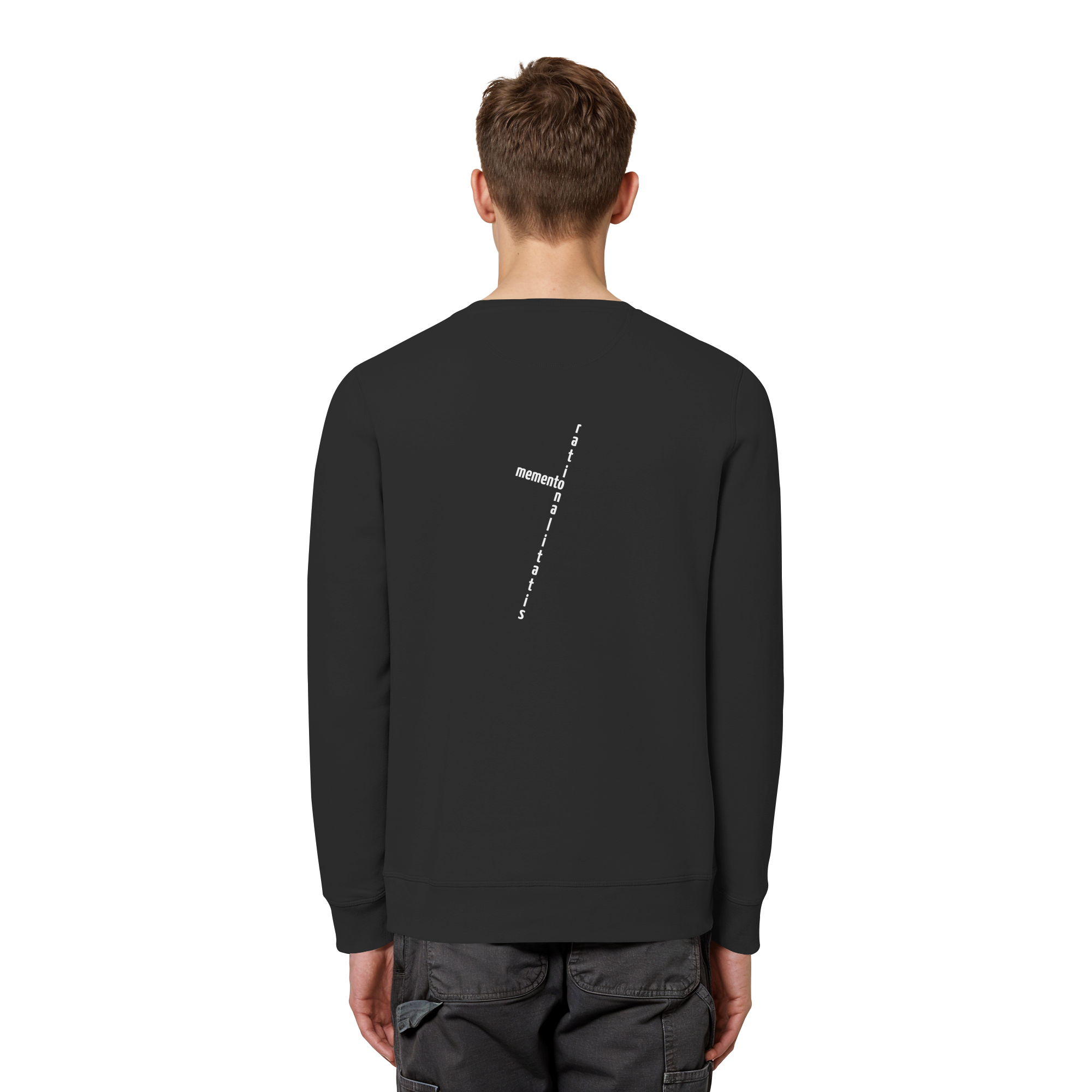 WHITE BACK (K2) - Organic Basic Unisex Sweatshirt