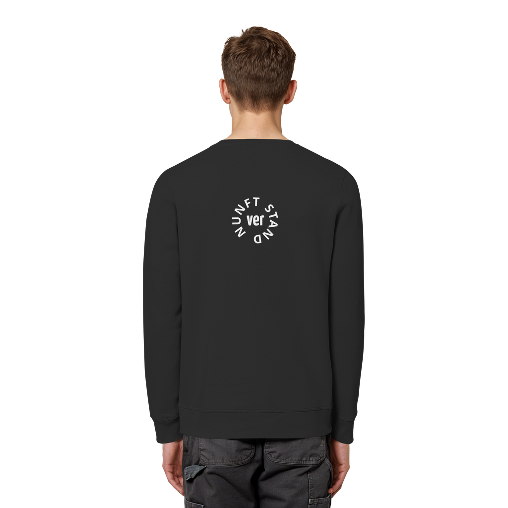 WHITE BACK (K4) - Organic Basic Unisex Sweatshirt