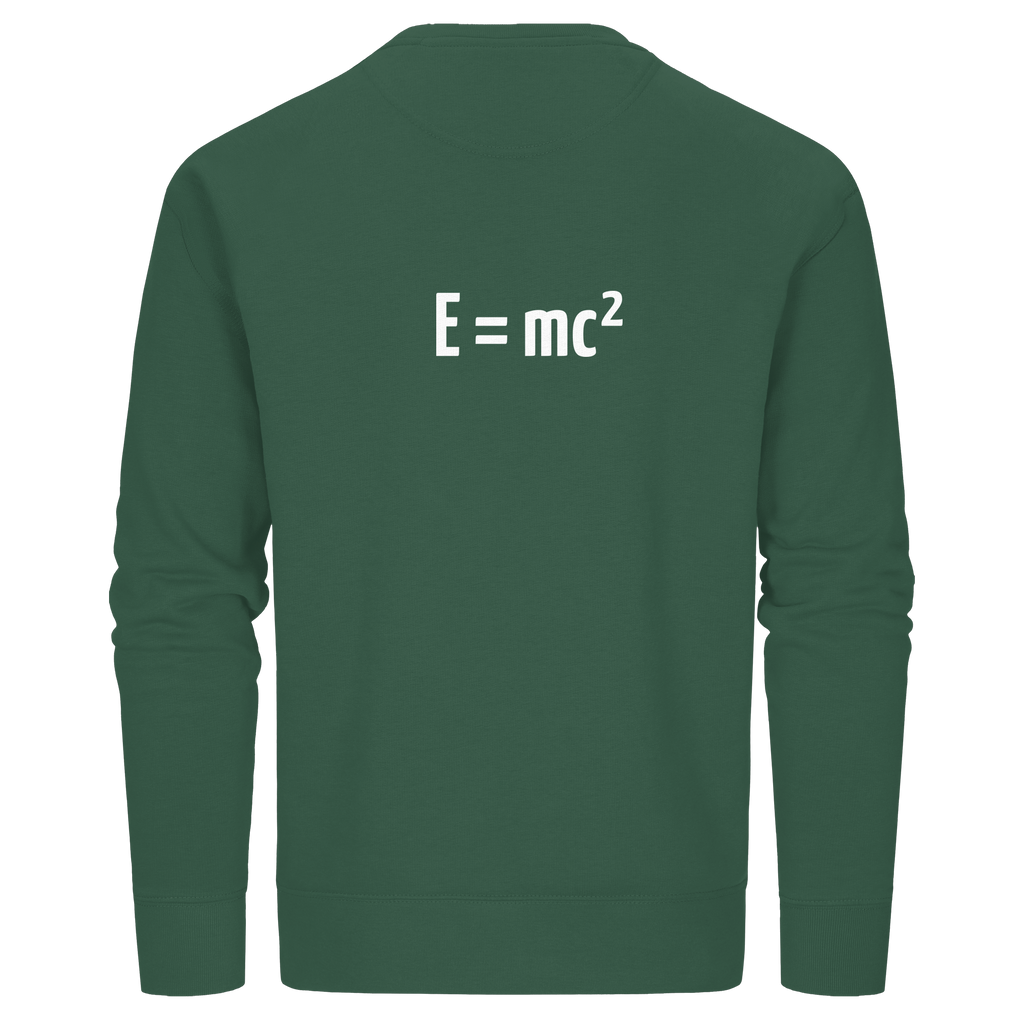 WHITE BACK (K3) - Organic Basic Unisex Sweatshirt