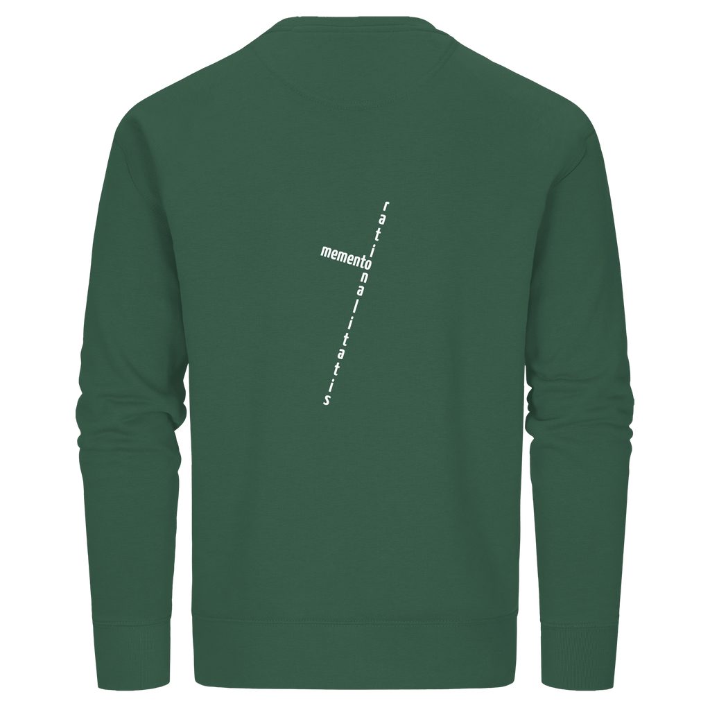 WHITE BACK (K2) - Organic Basic Unisex Sweatshirt