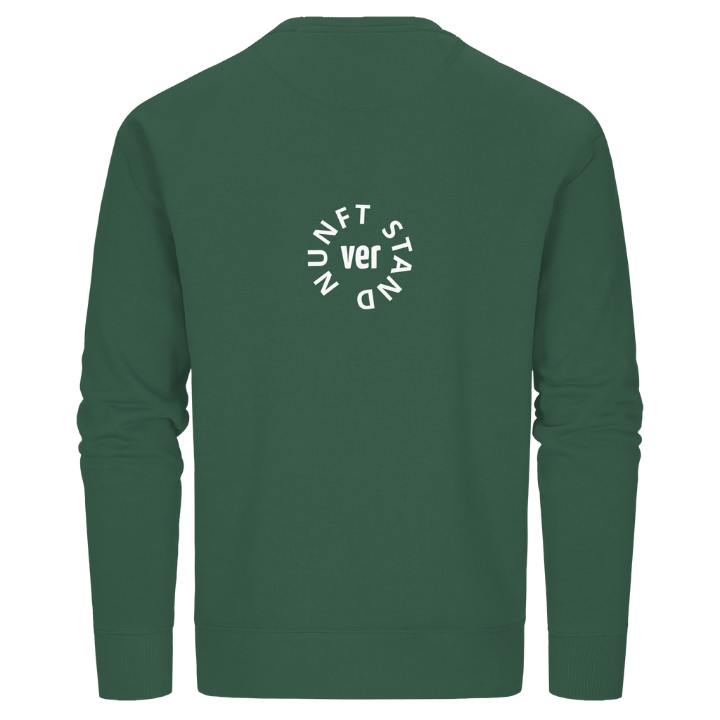 WHITE BACK (K4) - Organic Basic Unisex Sweatshirt