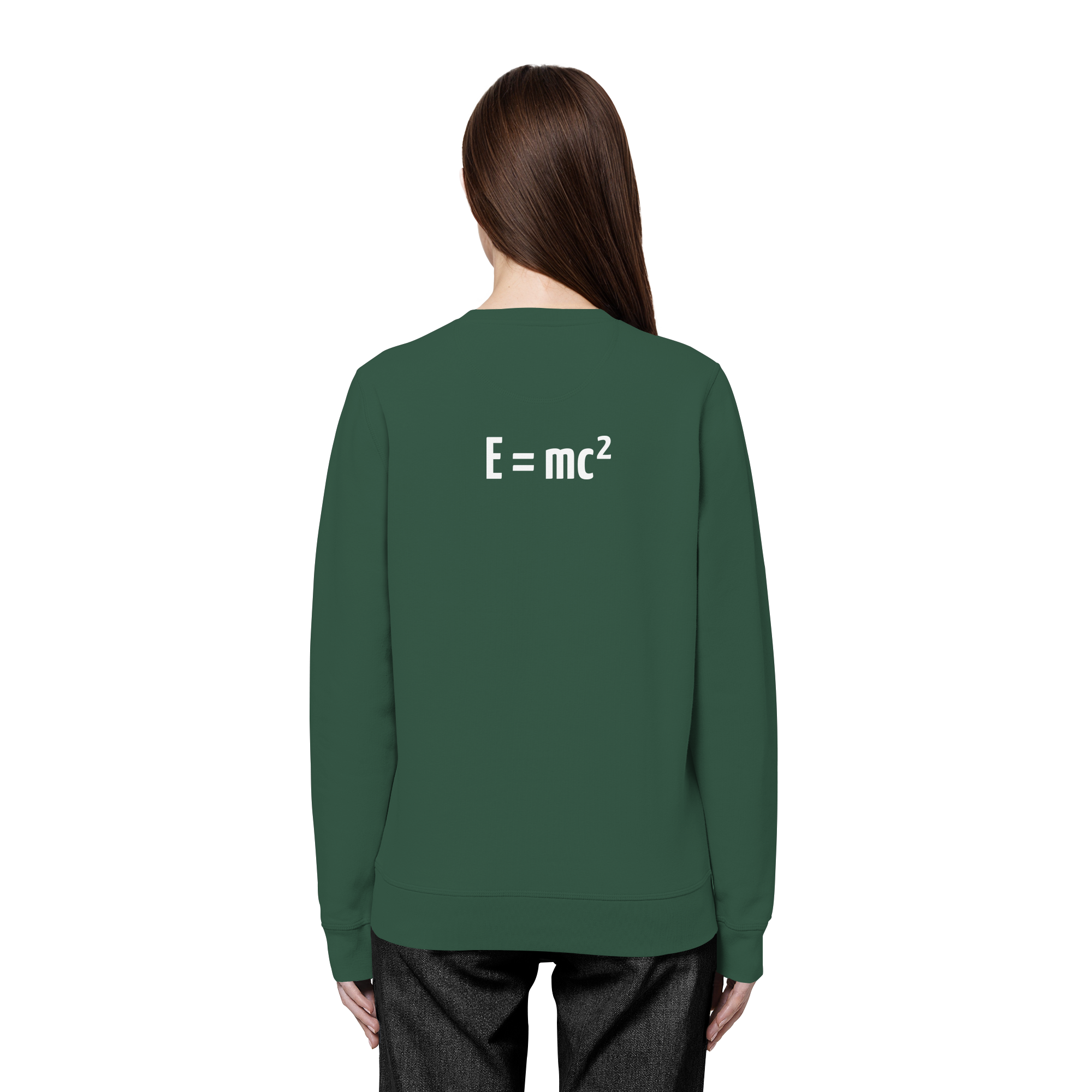 WHITE BACK (K3) - Organic Basic Unisex Sweatshirt