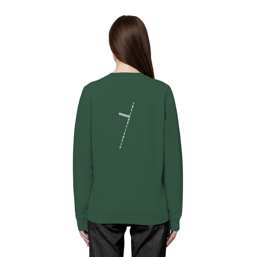WHITE BACK (K2) - Organic Basic Unisex Sweatshirt