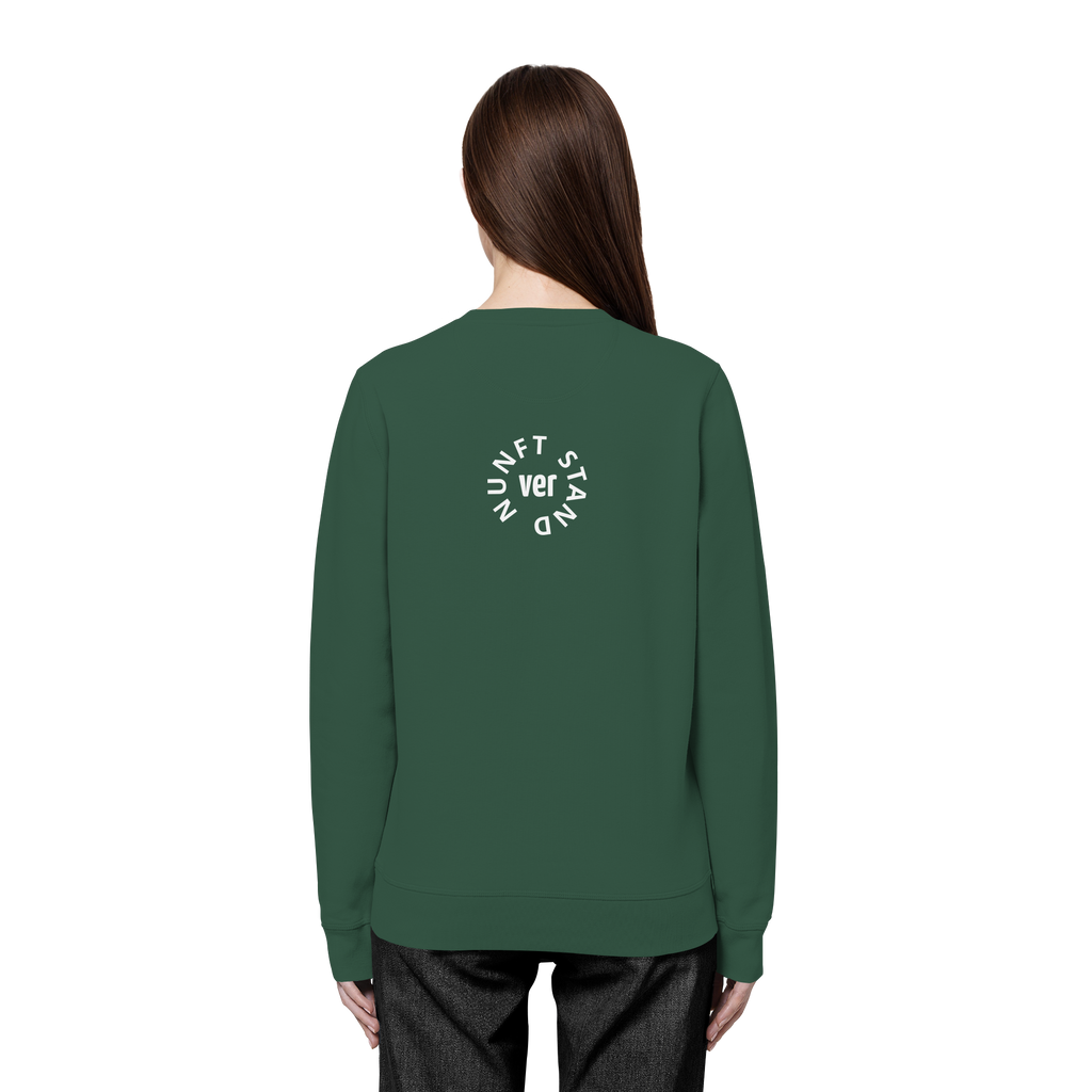 WHITE BACK (K4) - Organic Basic Unisex Sweatshirt