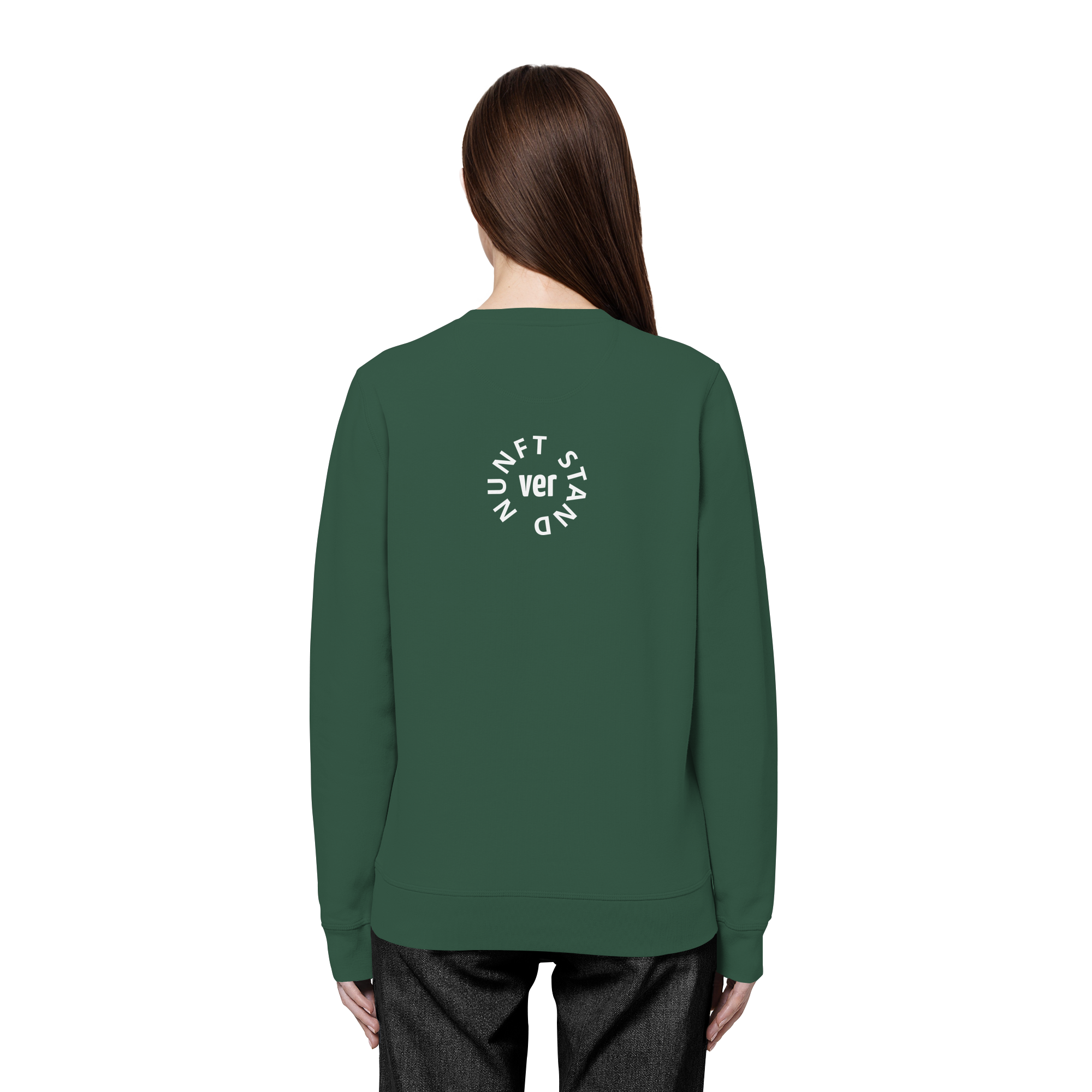 WHITE BACK (K4) - Organic Basic Unisex Sweatshirt
