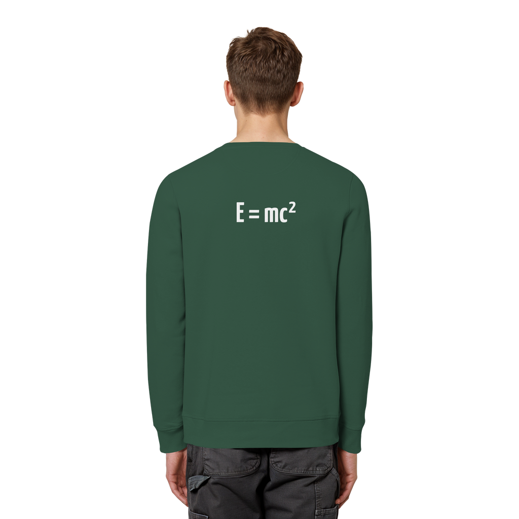 WHITE BACK (K3) - Organic Basic Unisex Sweatshirt