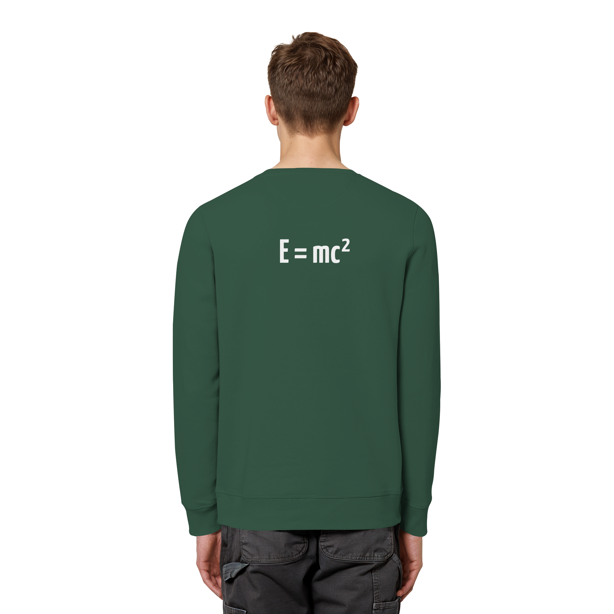 WHITE BACK (K3) - Organic Basic Unisex Sweatshirt