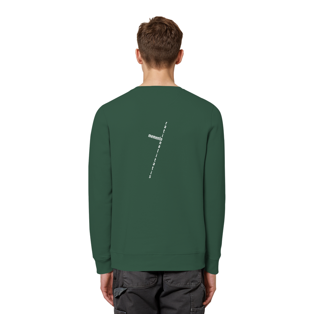 WHITE BACK (K2) - Organic Basic Unisex Sweatshirt