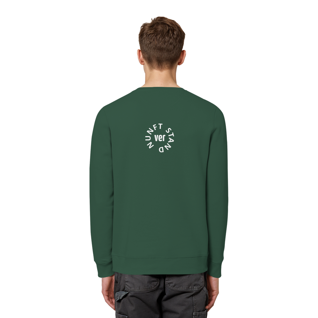 WHITE BACK (K4) - Organic Basic Unisex Sweatshirt