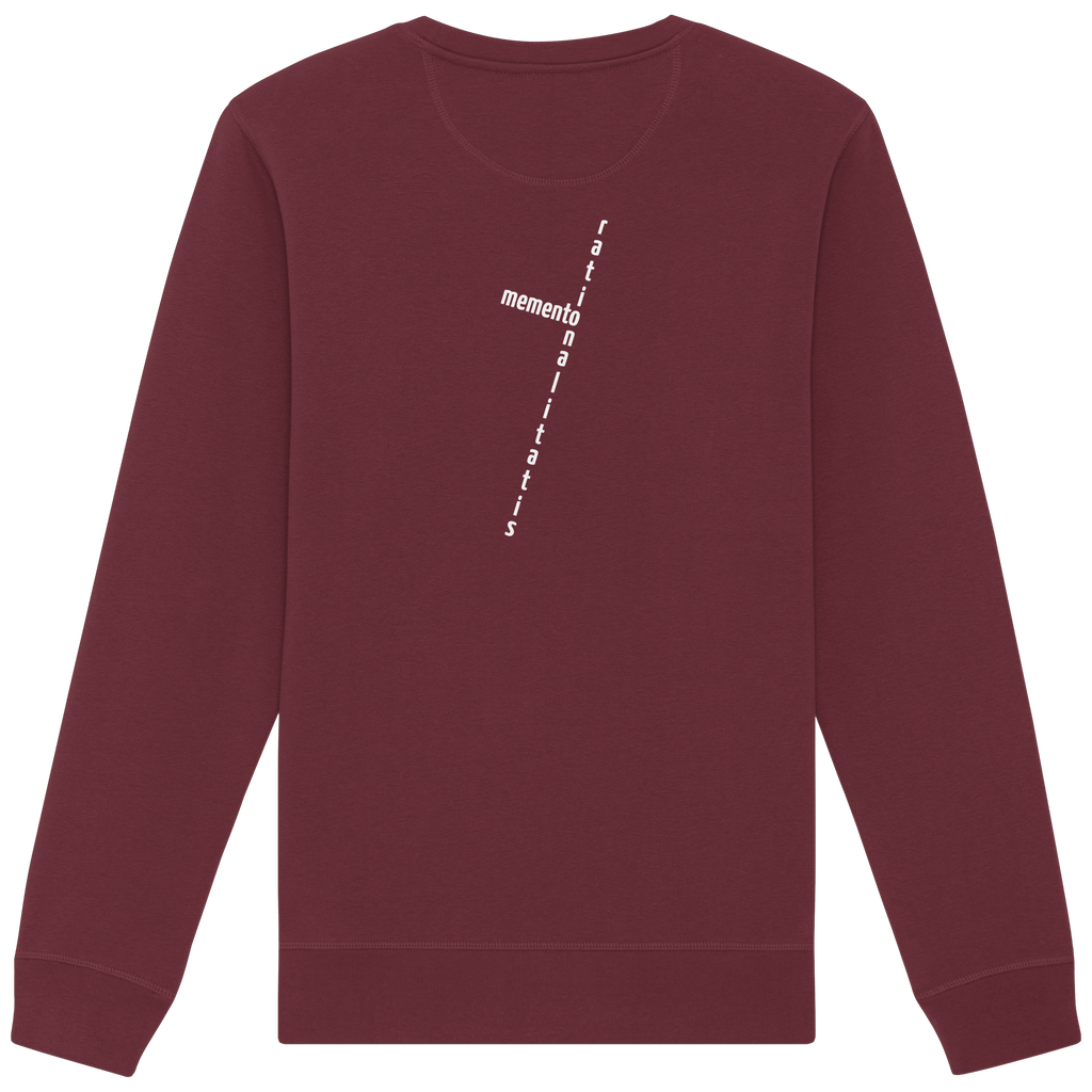 WHITE BACK (K2) - Organic Basic Unisex Sweatshirt