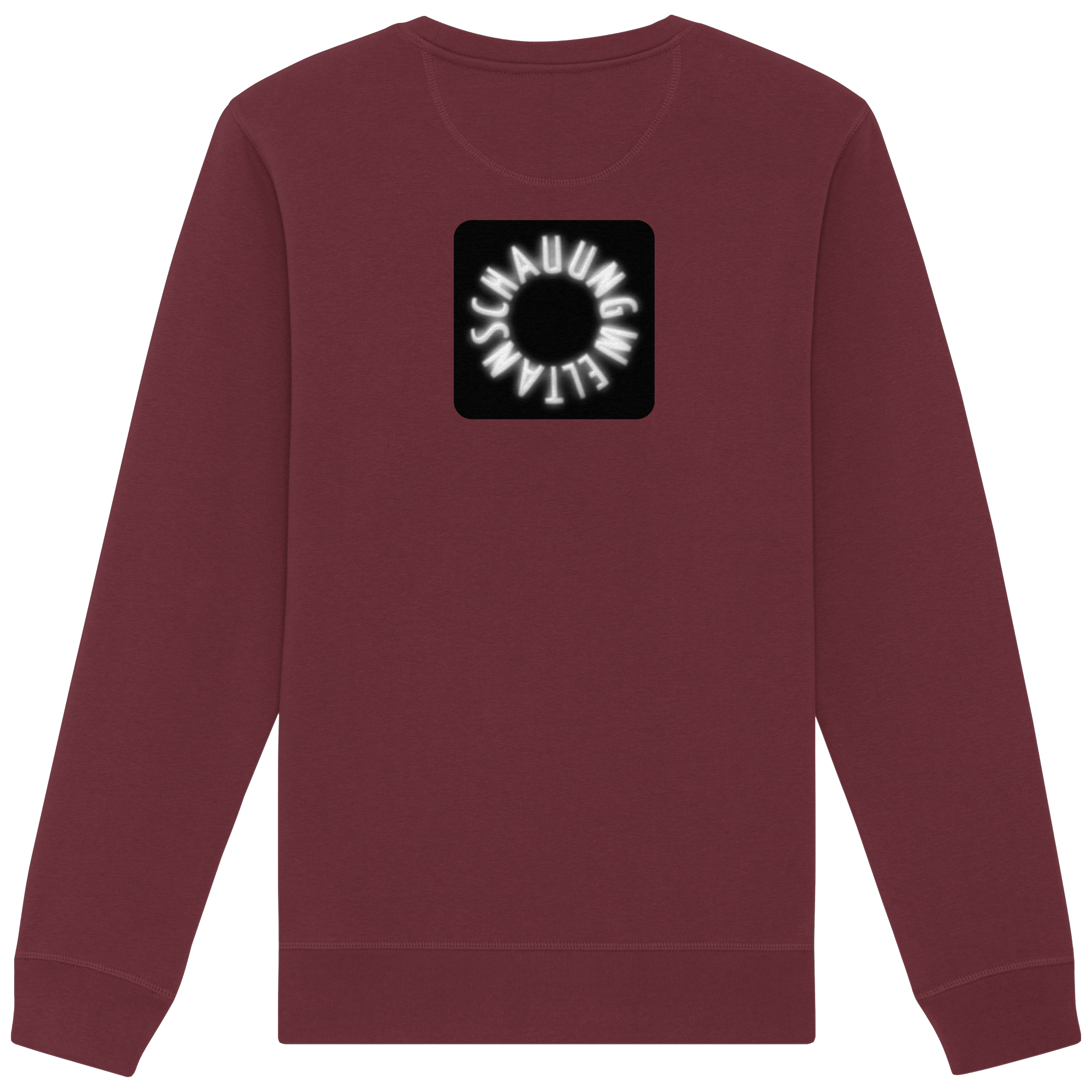 WHITE BACK (K5) - Organic Basic Unisex Sweatshirt