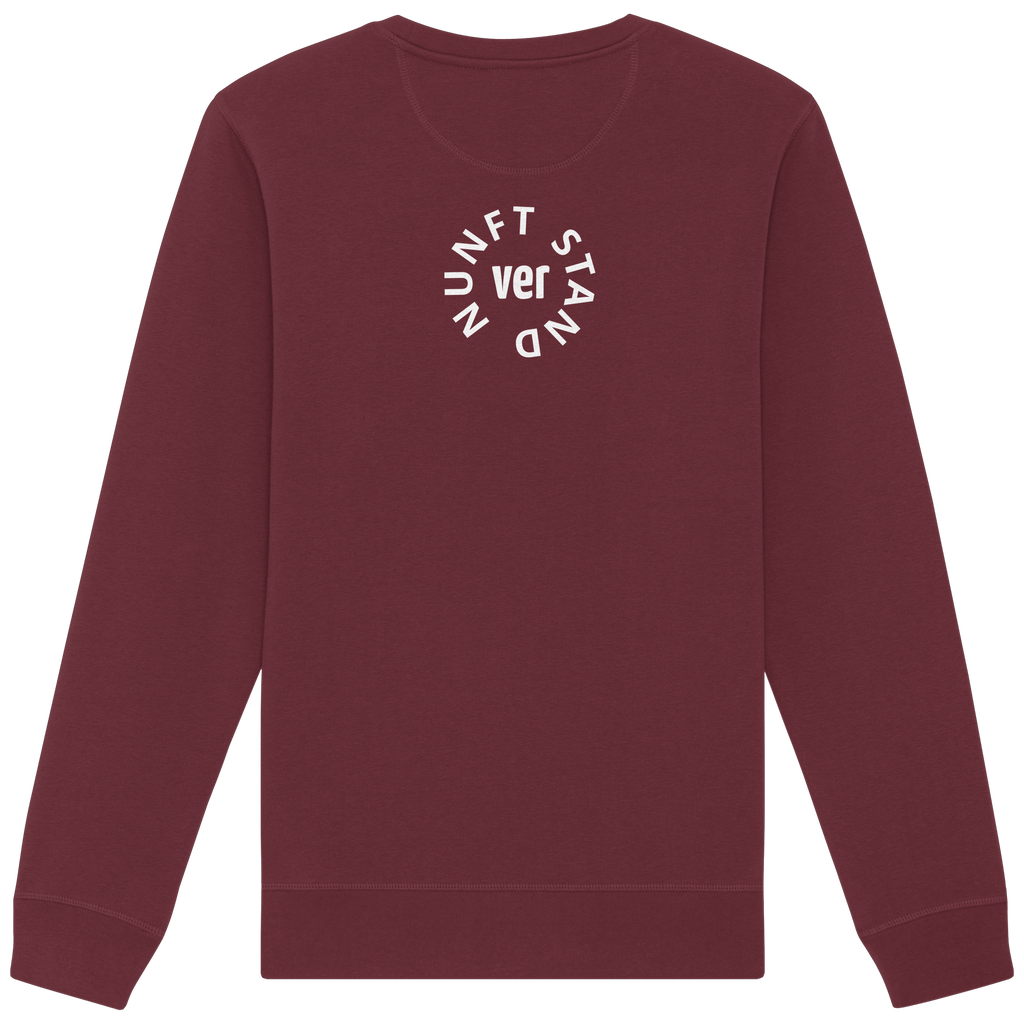 WHITE BACK (K4) - Organic Basic Unisex Sweatshirt