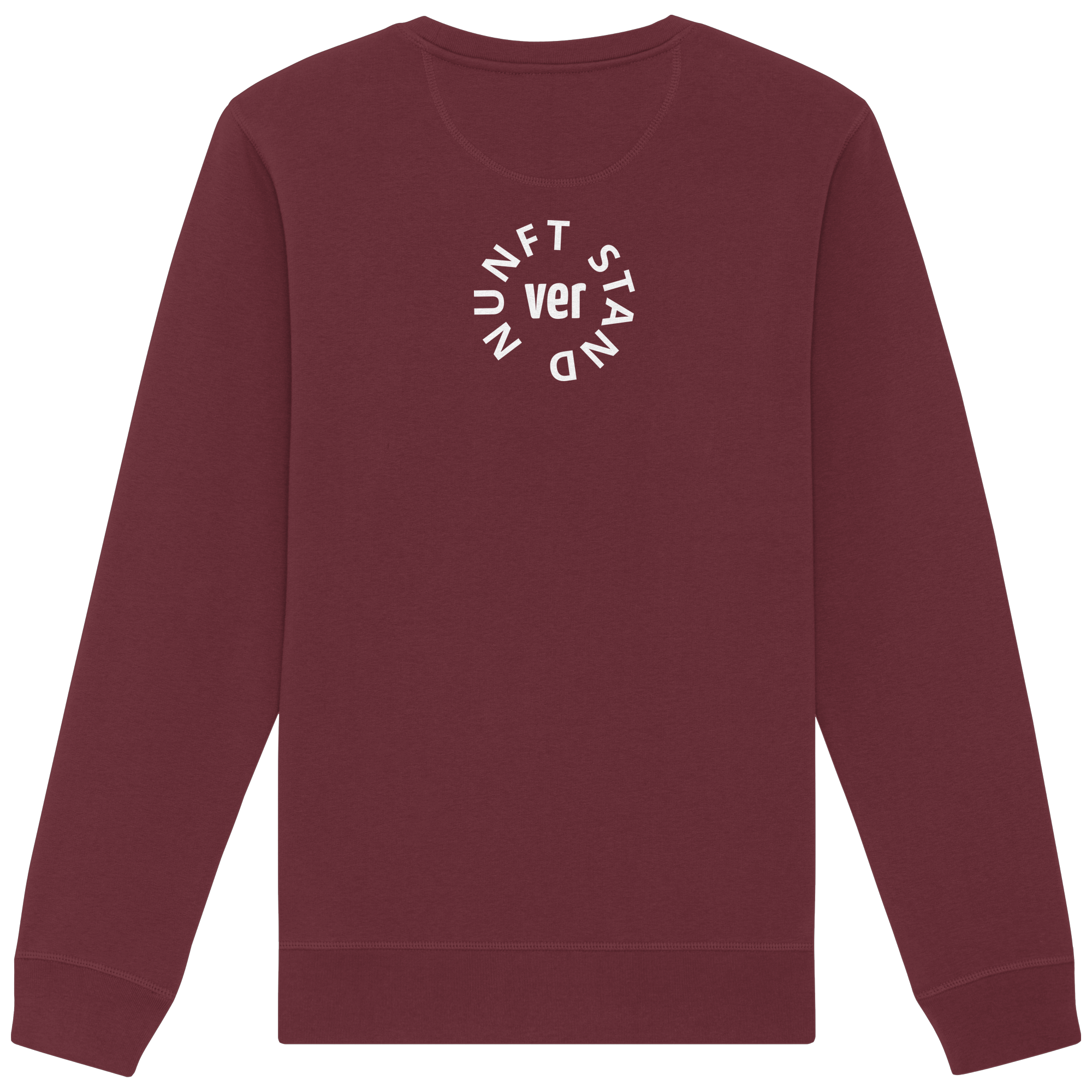 WHITE BACK (K4) - Organic Basic Unisex Sweatshirt