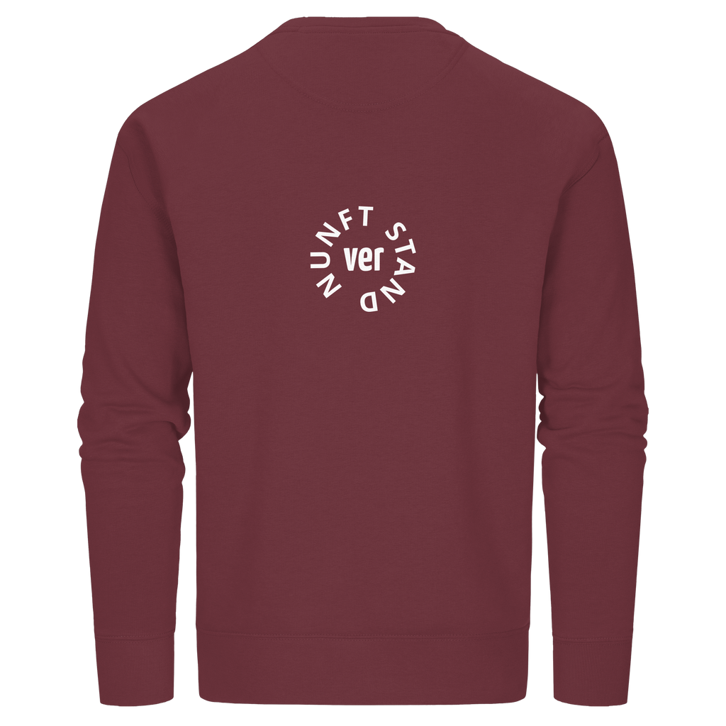 WHITE BACK (K4) - Organic Basic Unisex Sweatshirt