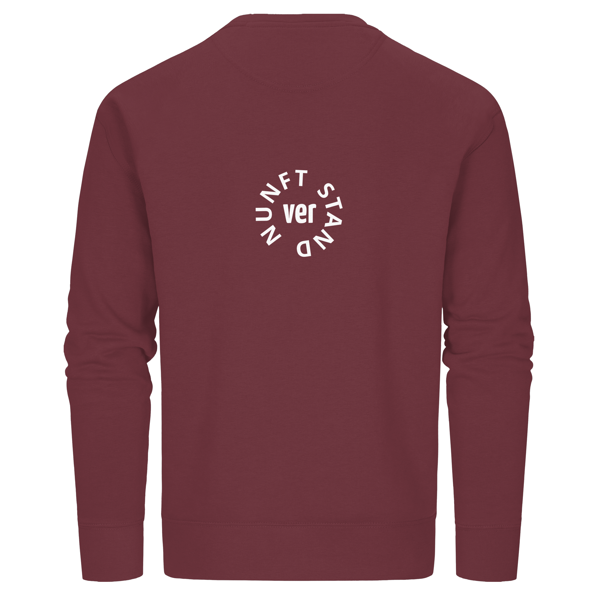 WHITE BACK (K4) - Organic Basic Unisex Sweatshirt