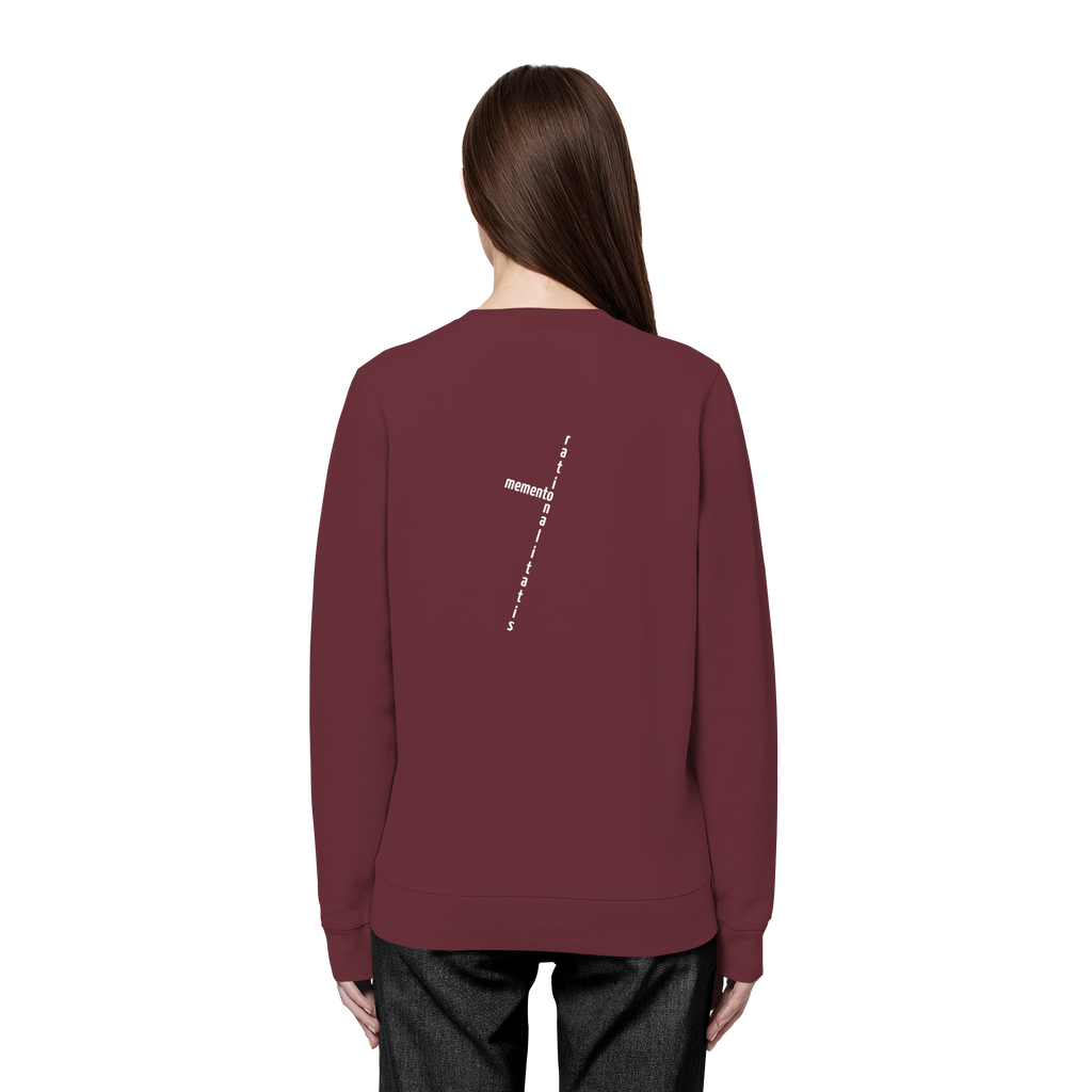 WHITE BACK (K2) - Organic Basic Unisex Sweatshirt