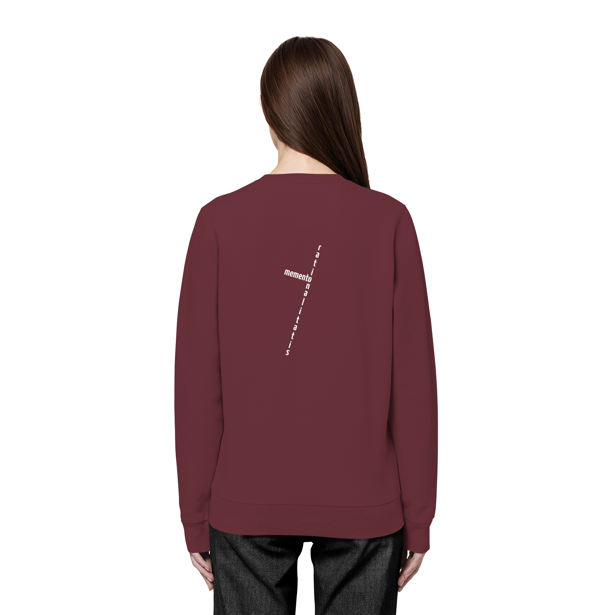WHITE BACK (K2) - Organic Basic Unisex Sweatshirt