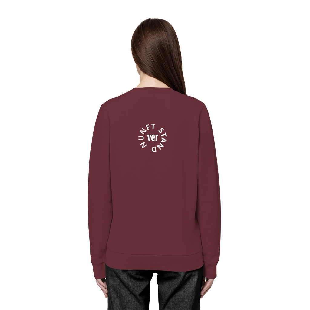 WHITE BACK (K4) - Organic Basic Unisex Sweatshirt