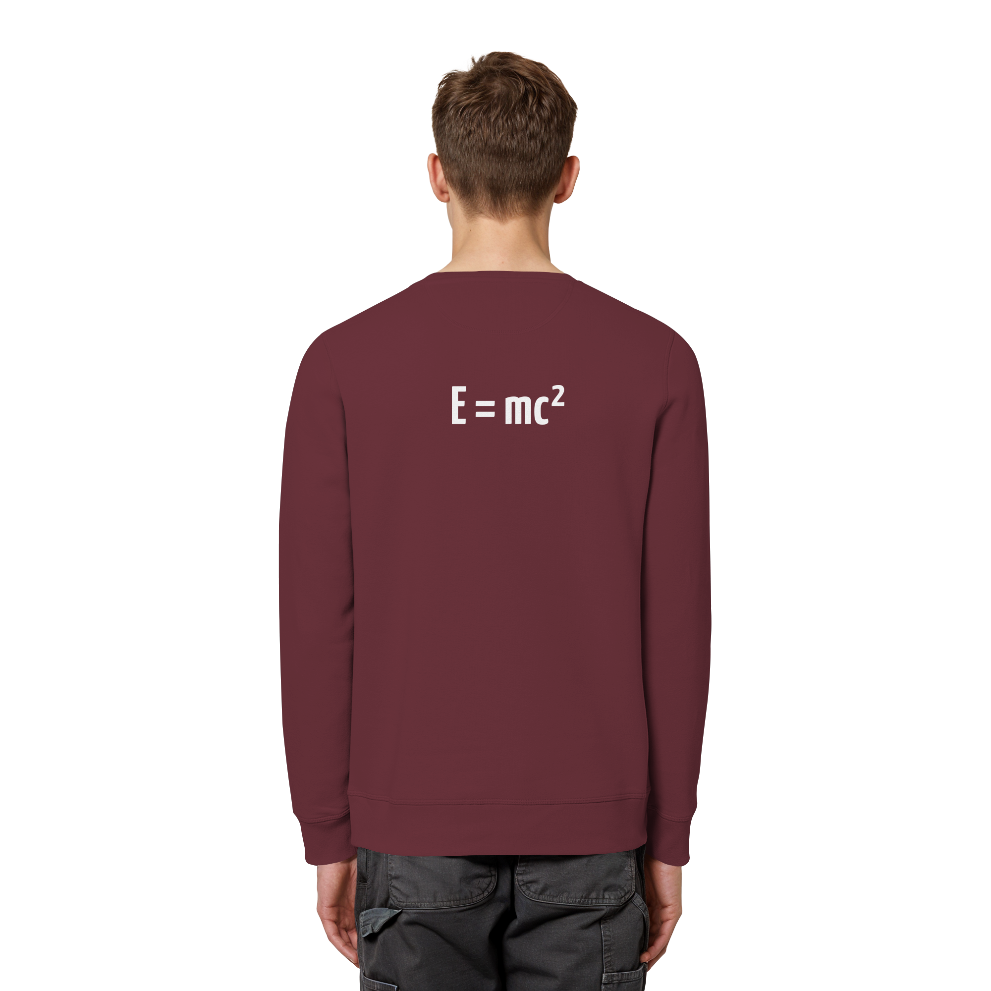 WHITE BACK (K3) - Organic Basic Unisex Sweatshirt