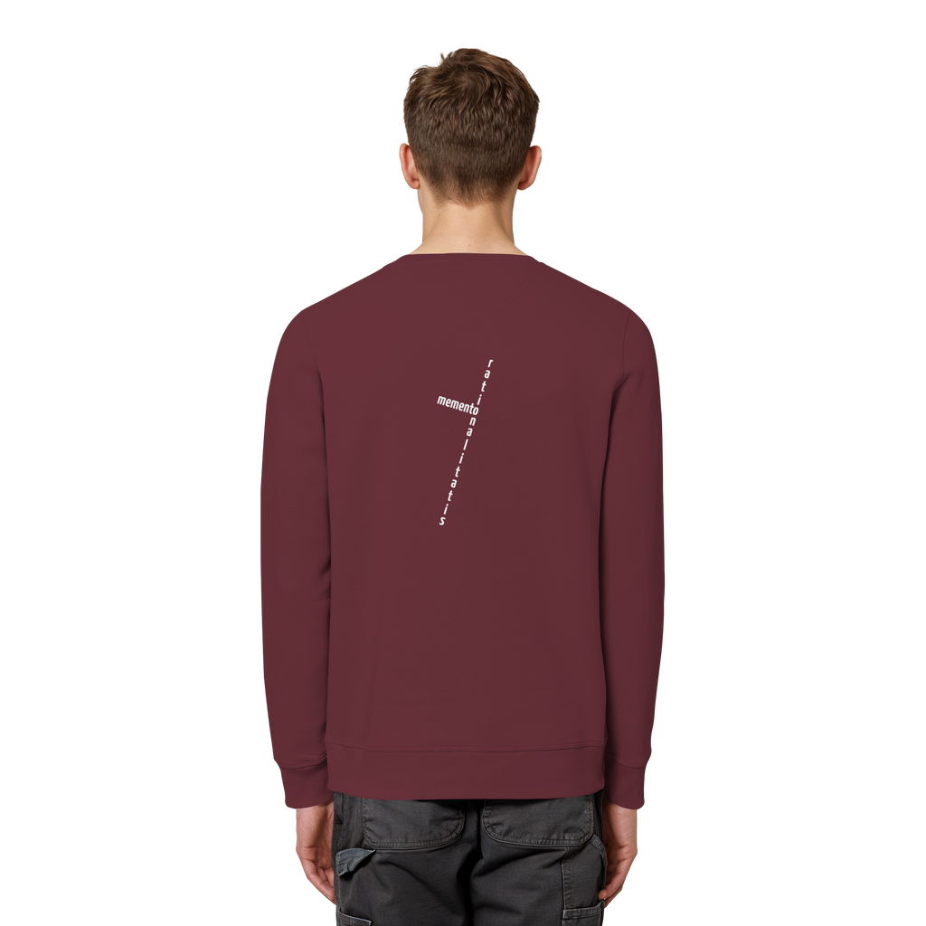 WHITE BACK (K2) - Organic Basic Unisex Sweatshirt