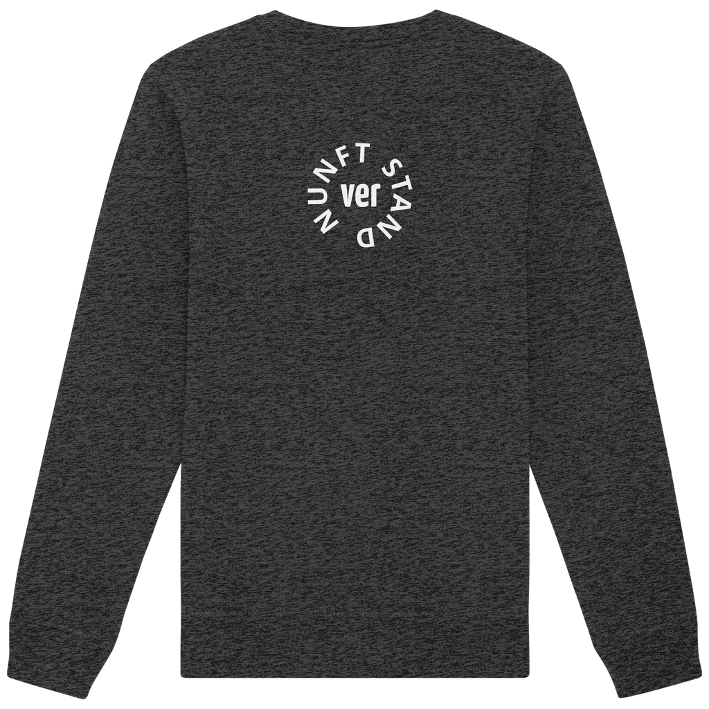 WHITE BACK (K4) - Organic Basic Unisex Sweatshirt