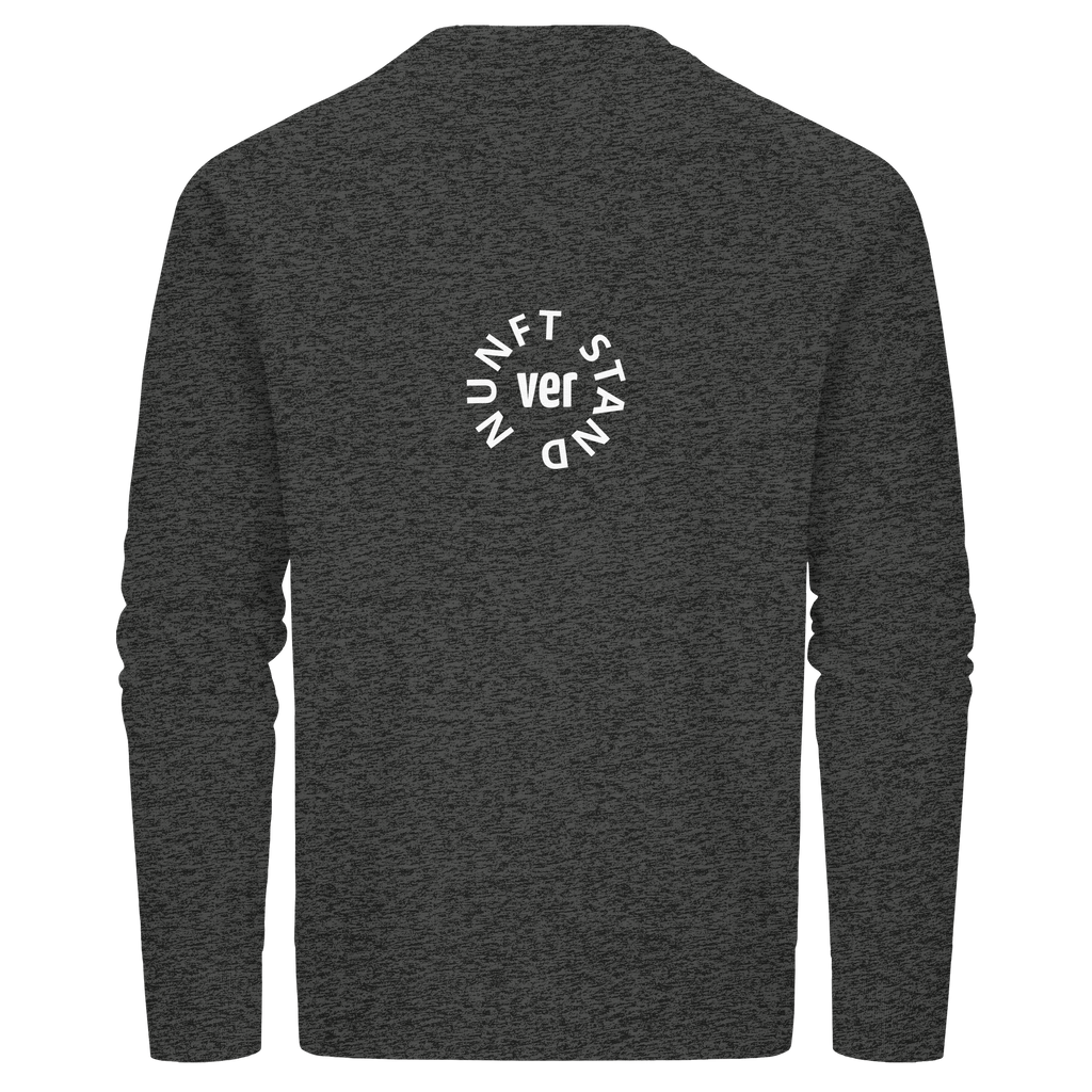 WHITE BACK (K4) - Organic Basic Unisex Sweatshirt