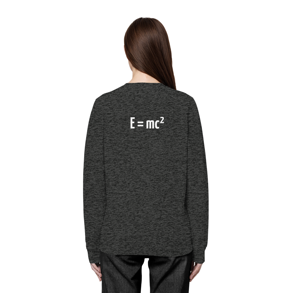 WHITE BACK (K3) - Organic Basic Unisex Sweatshirt