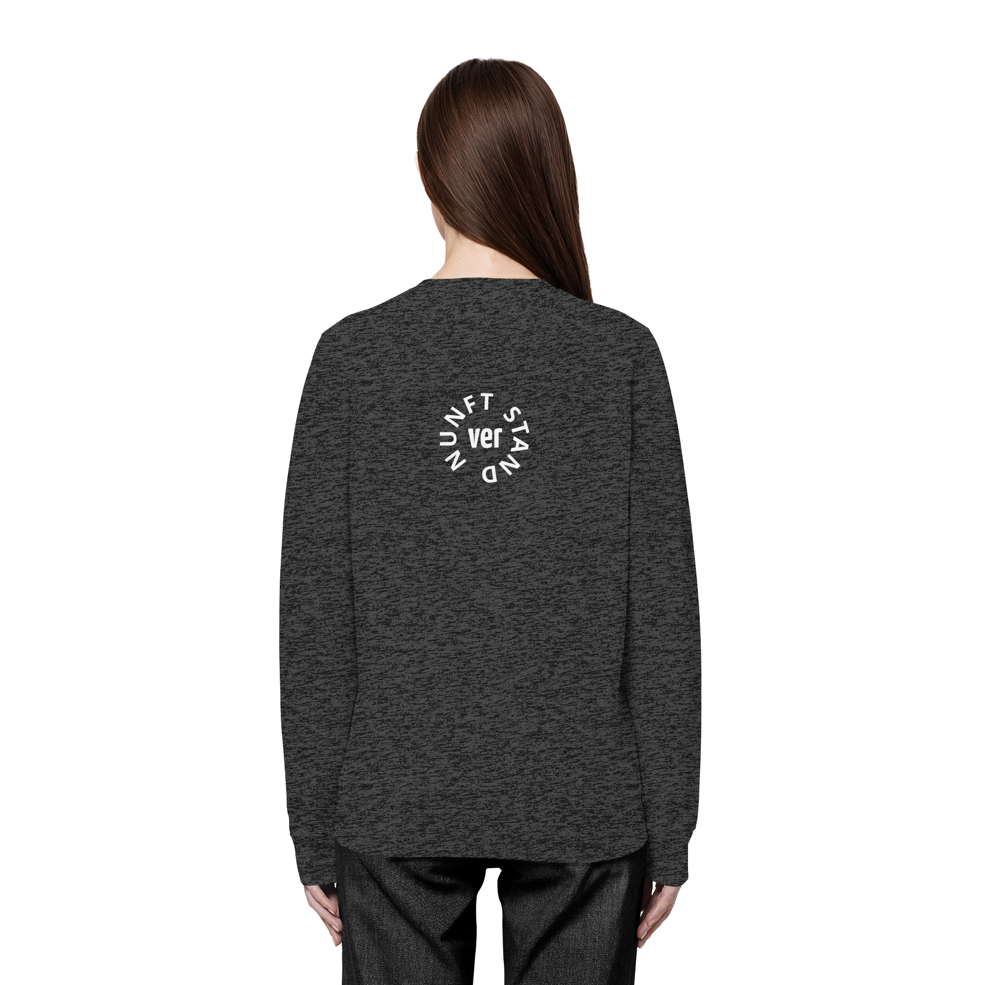 WHITE BACK (K4) - Organic Basic Unisex Sweatshirt