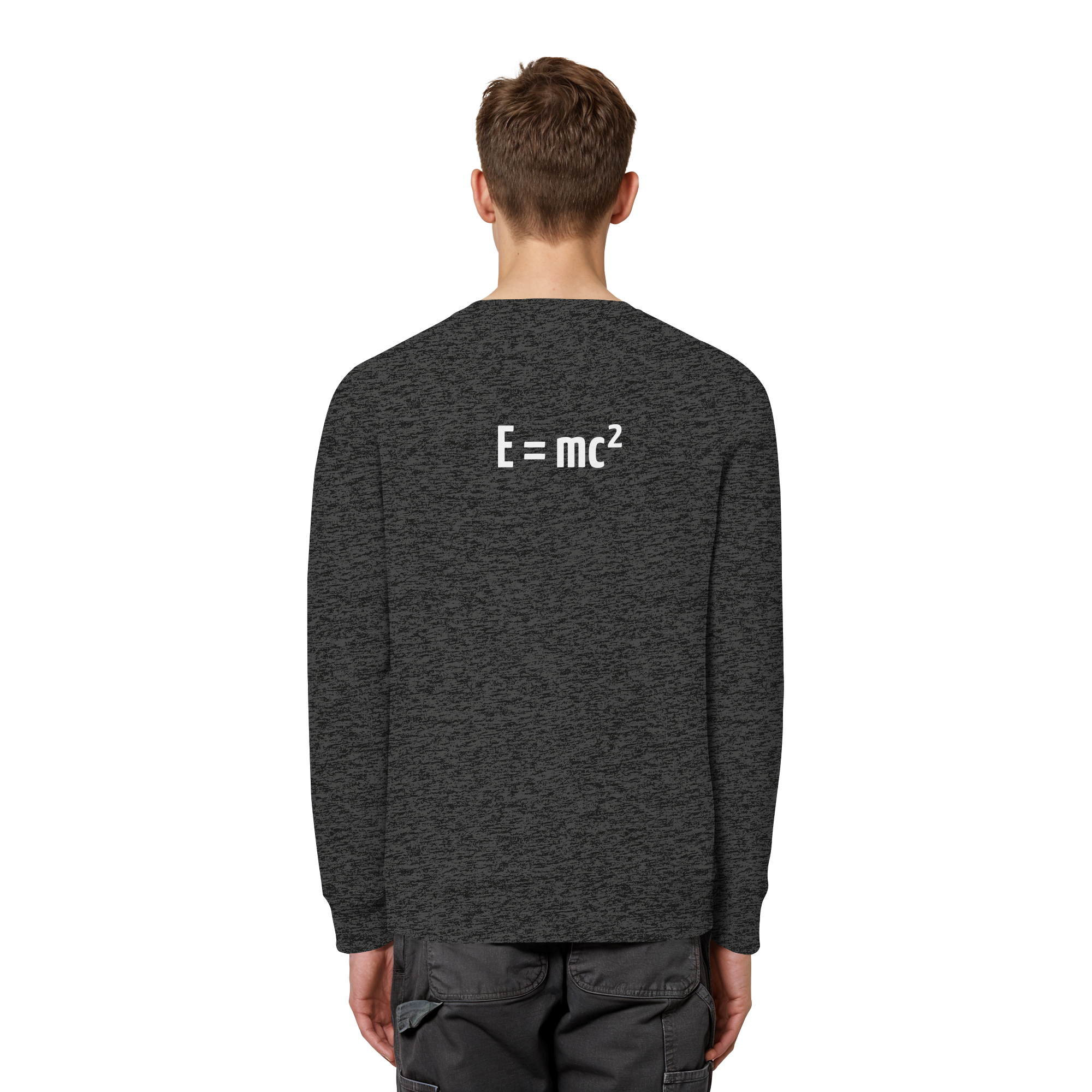 WHITE BACK (K3) - Organic Basic Unisex Sweatshirt