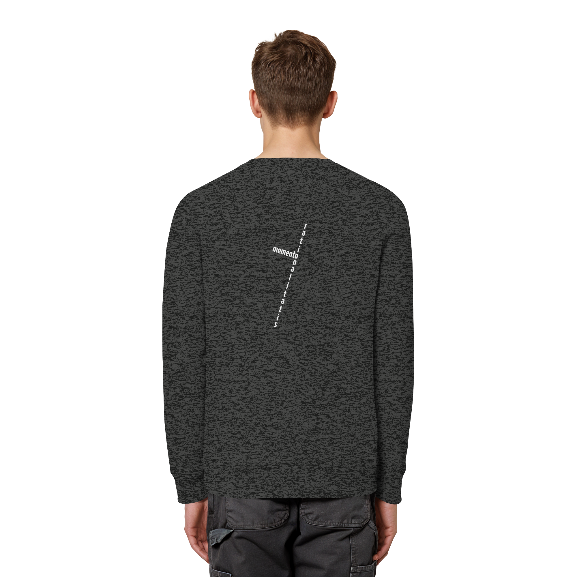 WHITE BACK (K2) - Organic Basic Unisex Sweatshirt