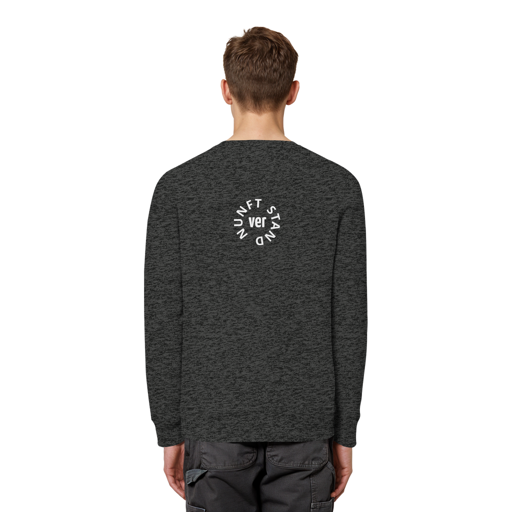WHITE BACK (K4) - Organic Basic Unisex Sweatshirt