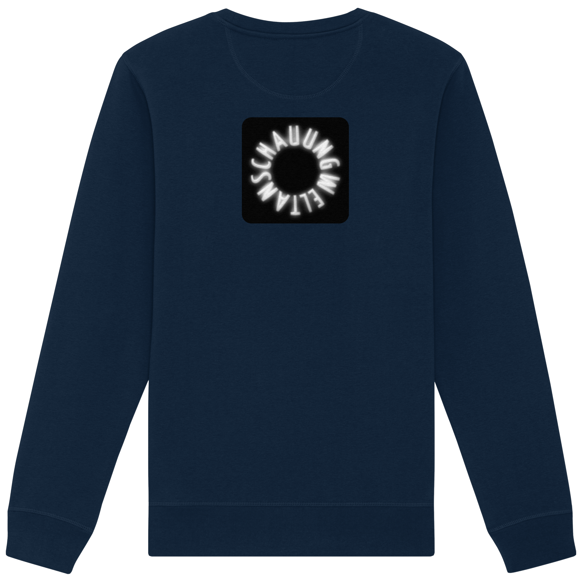 WHITE BACK (K5) - Organic Basic Unisex Sweatshirt