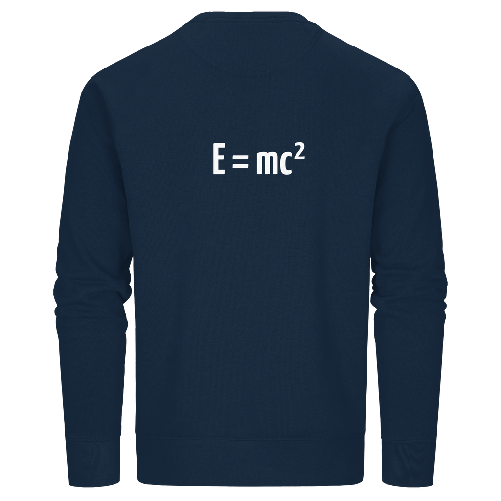 WHITE BACK (K3) - Organic Basic Unisex Sweatshirt