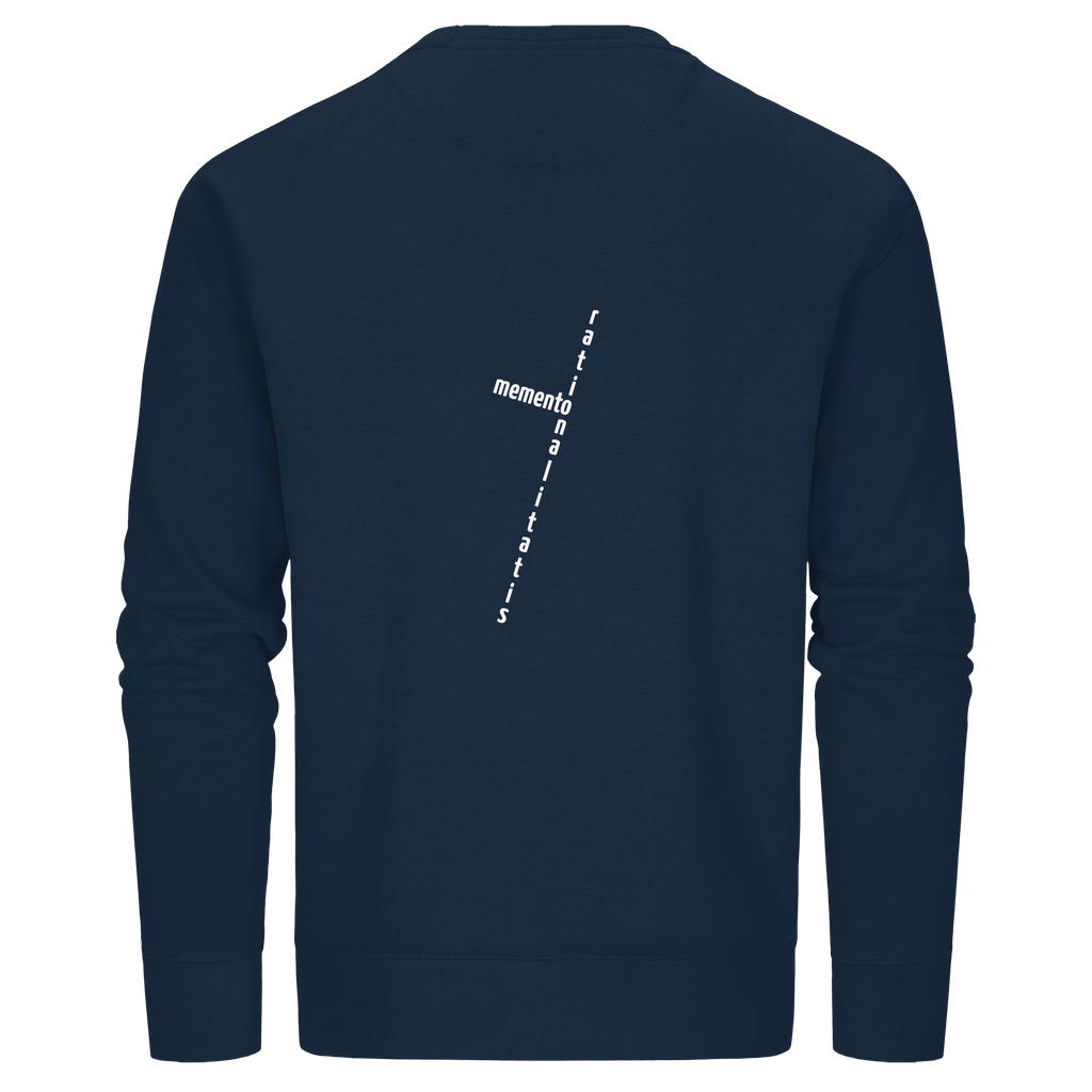 WHITE BACK (K2) - Organic Basic Unisex Sweatshirt