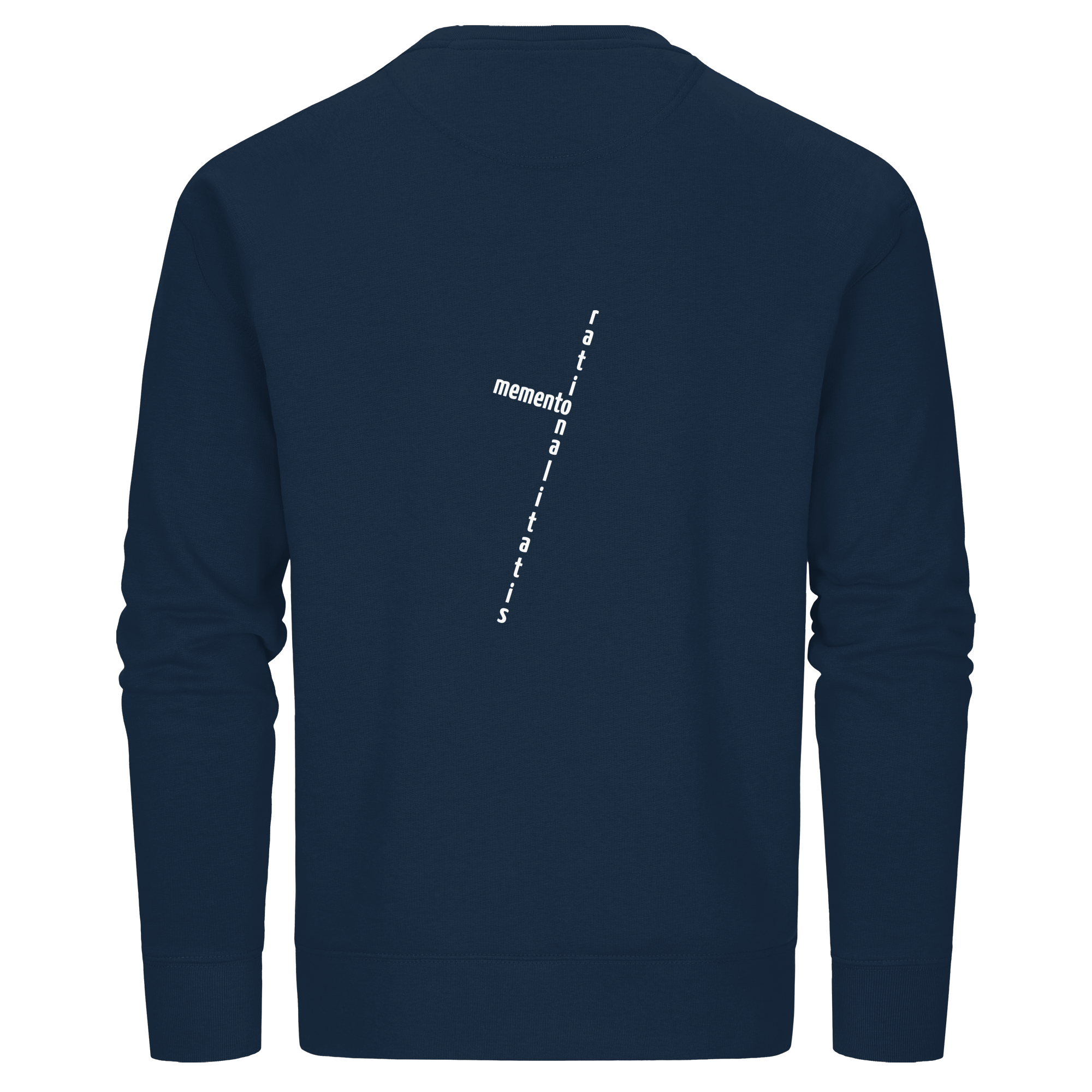 WHITE BACK (K2) - Organic Basic Unisex Sweatshirt