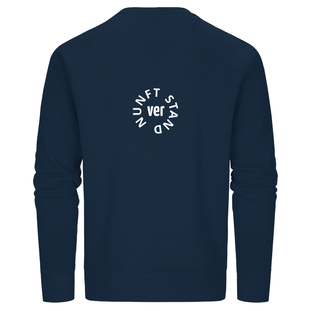 WHITE BACK (K4) - Organic Basic Unisex Sweatshirt