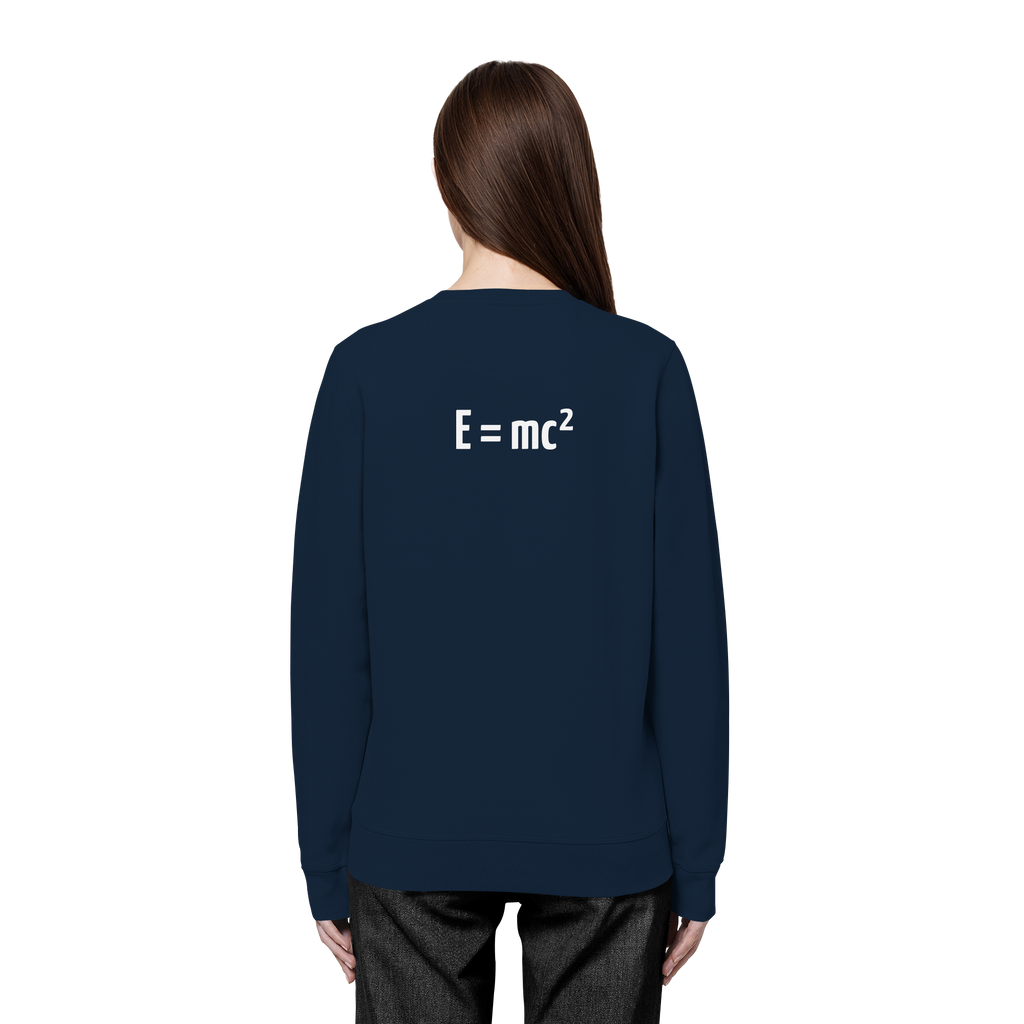 WHITE BACK (K3) - Organic Basic Unisex Sweatshirt